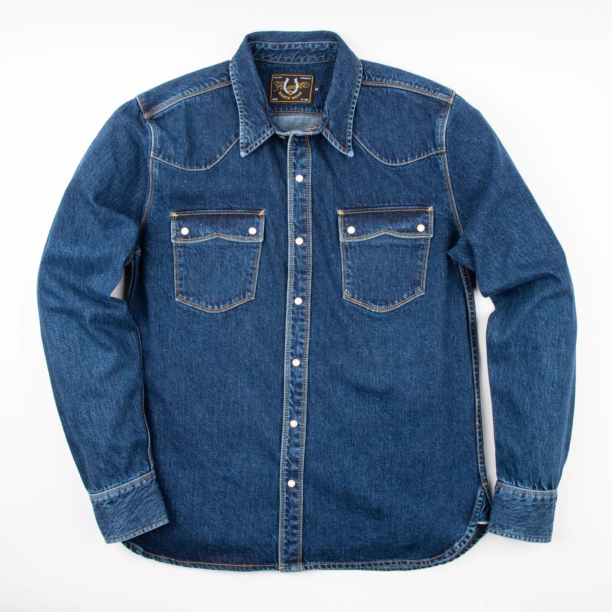 Modern Western 11 Ounce Washed Denim 日本布邊復古水洗西部襯衫