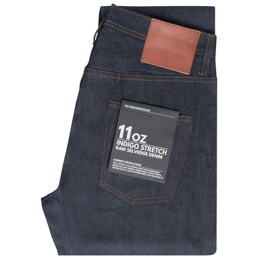 【The Unbranded Brand】 UB622 Relaxed Tapered Fit 11oz Indigo Stretch Selvedge Denim / 彈性赤耳寬鬆錐形原色褲
