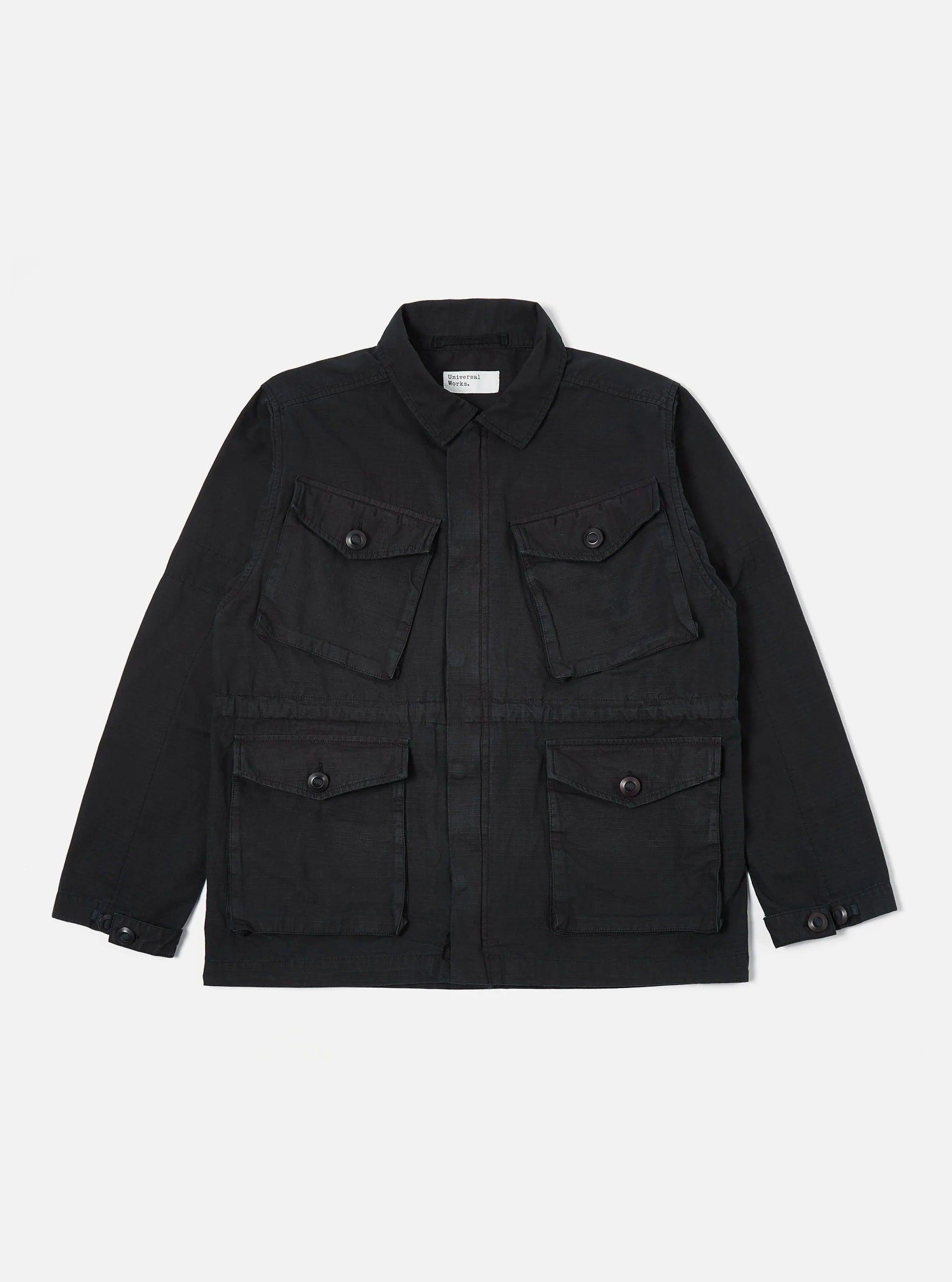 Peacenik Jacket In Black Heavy Ripstop/一洗抗撕裂軍布 NATO戰術夾克