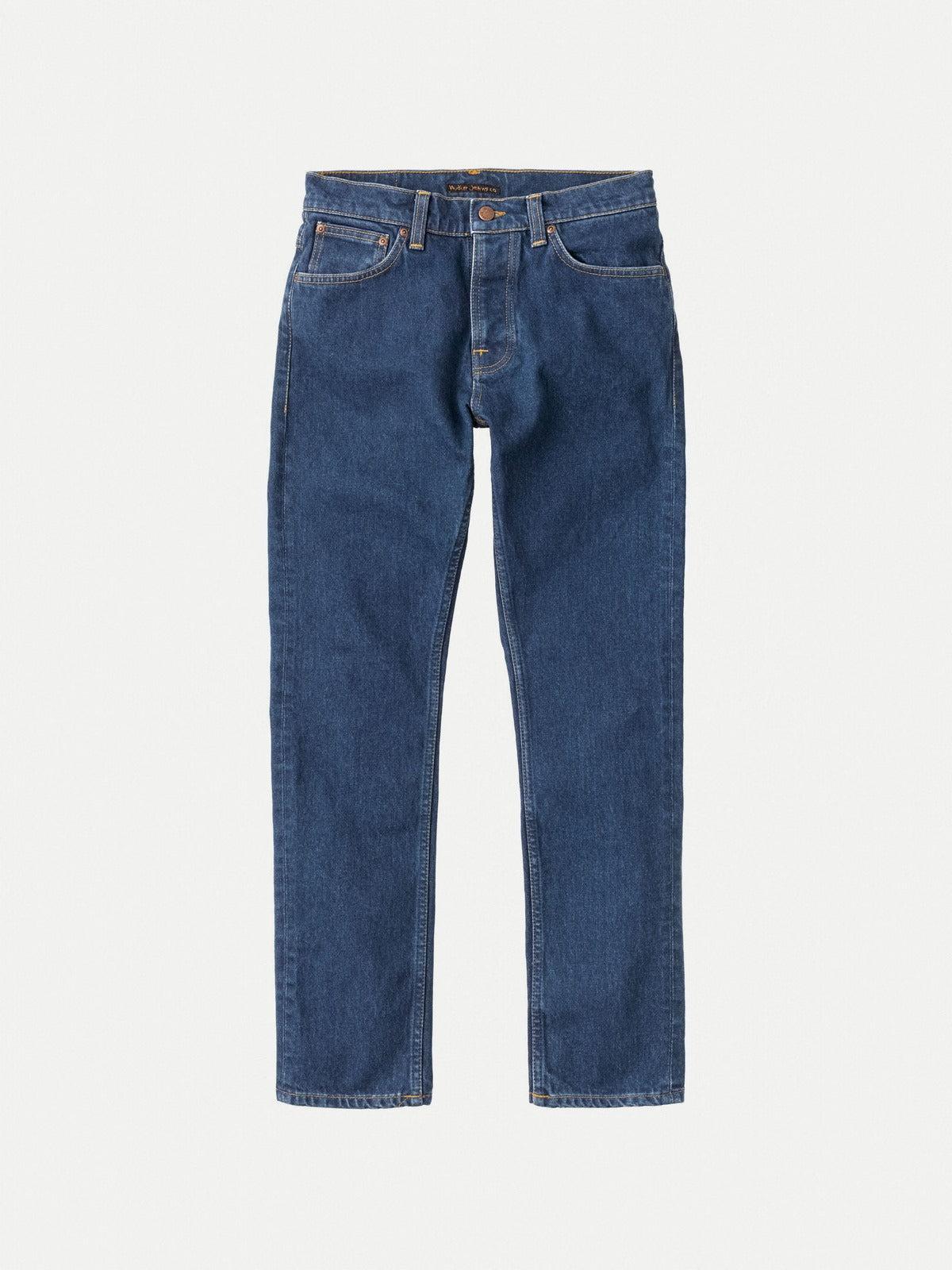 Grim Tim Bluish Blue/13.25oz/合身小直筒