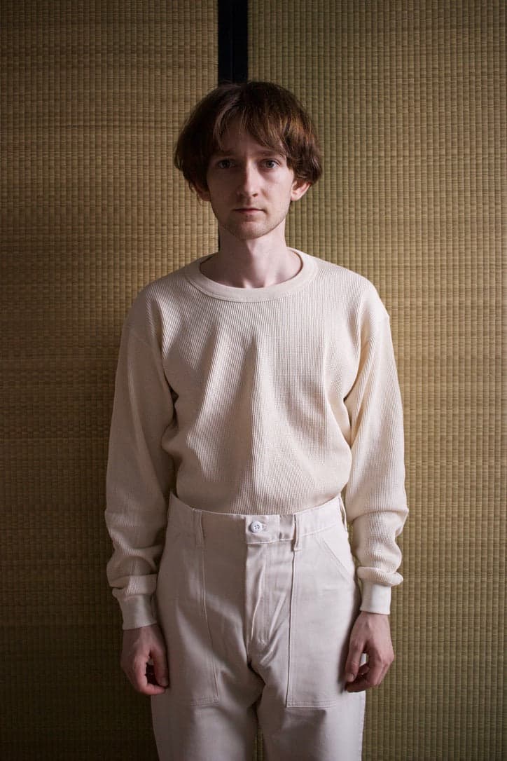Organic 7oz Waffle Knit Thermal Shirt