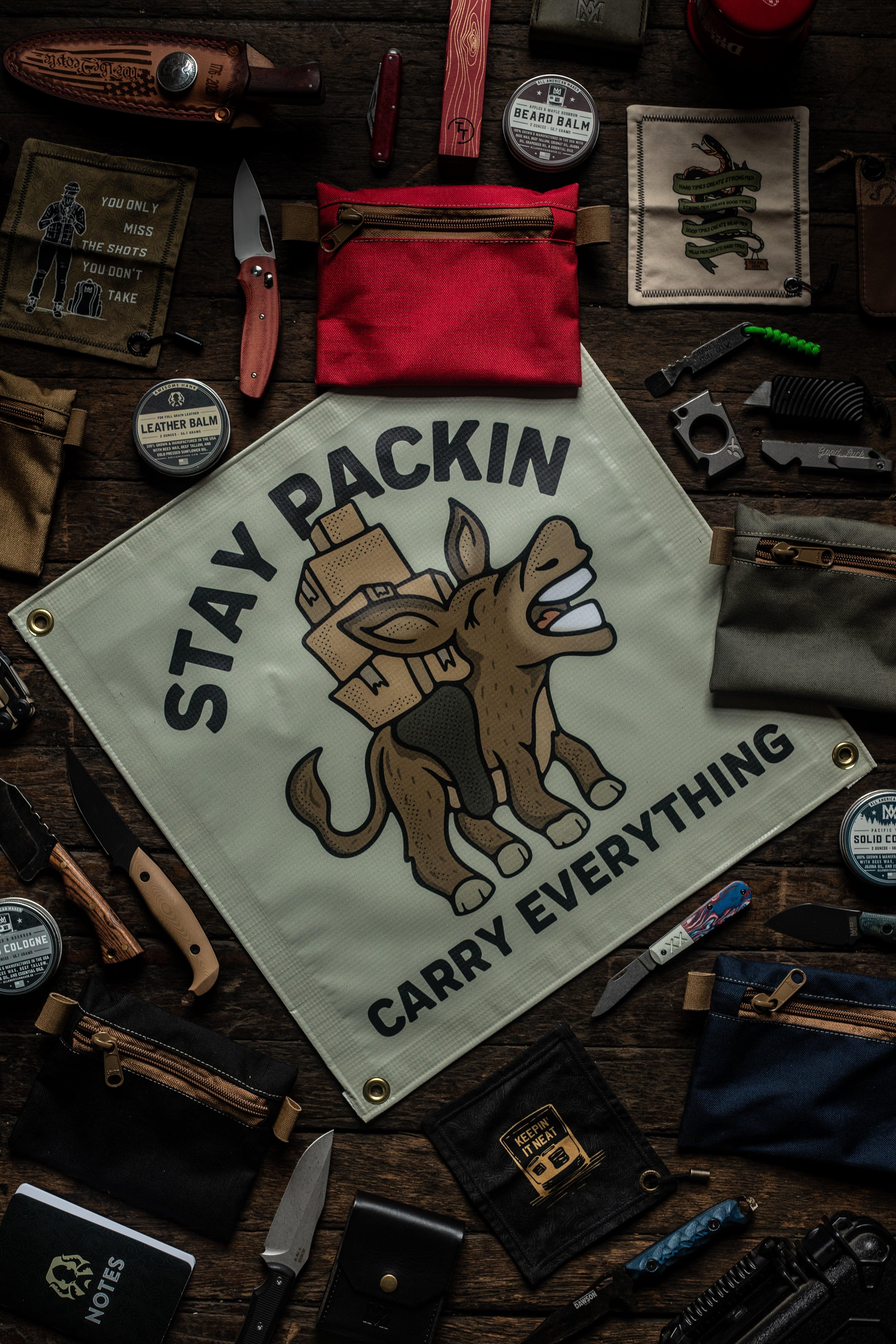 Stay Packin’ Carry Everything : Banner