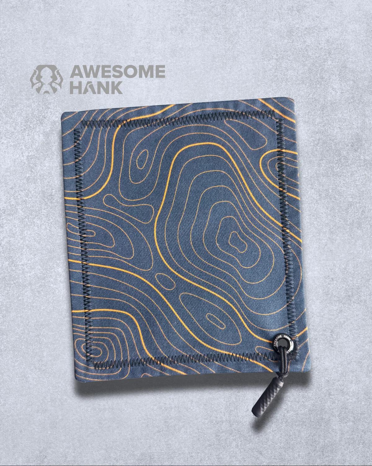 SLATE TOPO HANDKERCHIEF (MINI) - EDC HANK