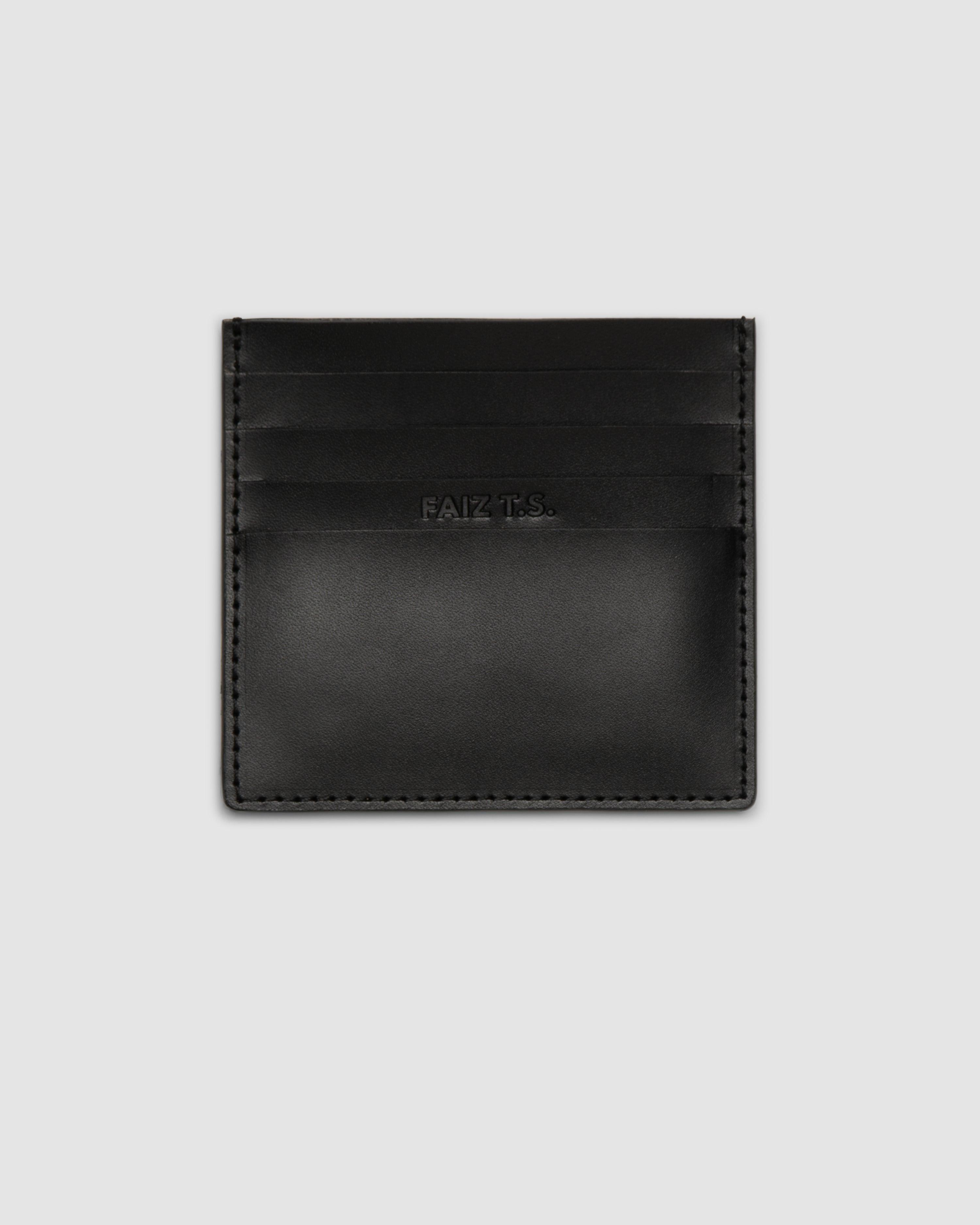 Okane Tall Cowhide Leather Cardholder