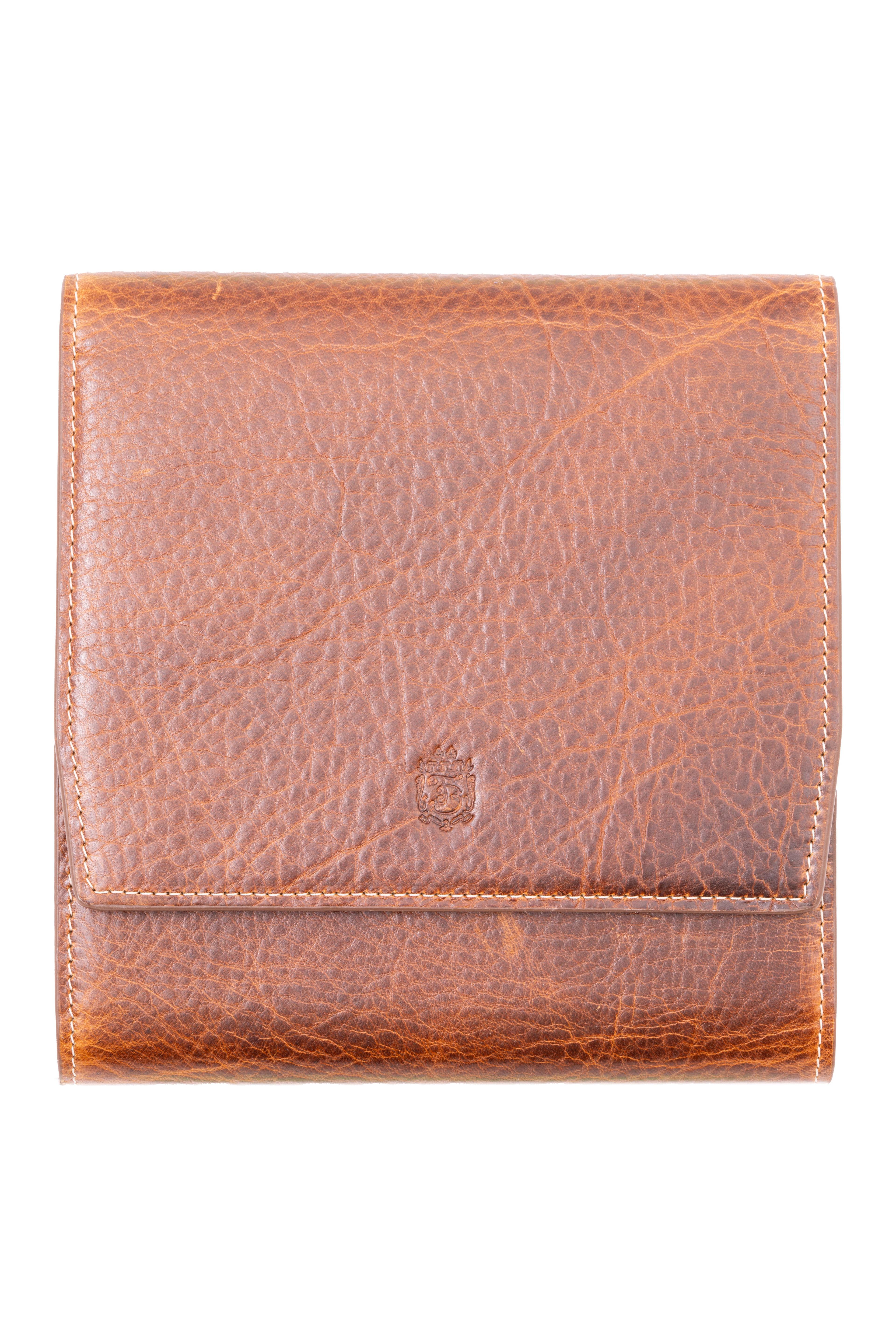 2-Watch Saddle Brown & Sunflower Suede Leather Watch Case