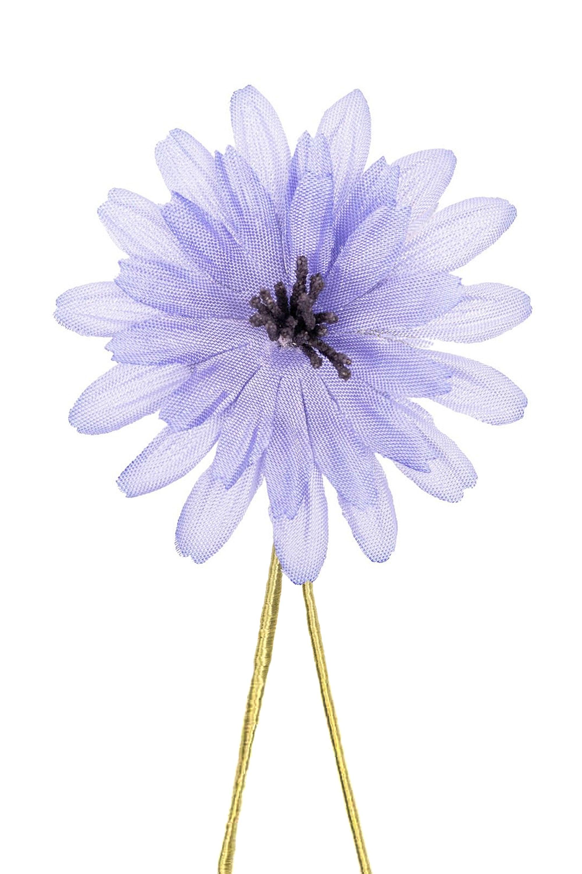 Light Blue Chicory Boutonnière Flower