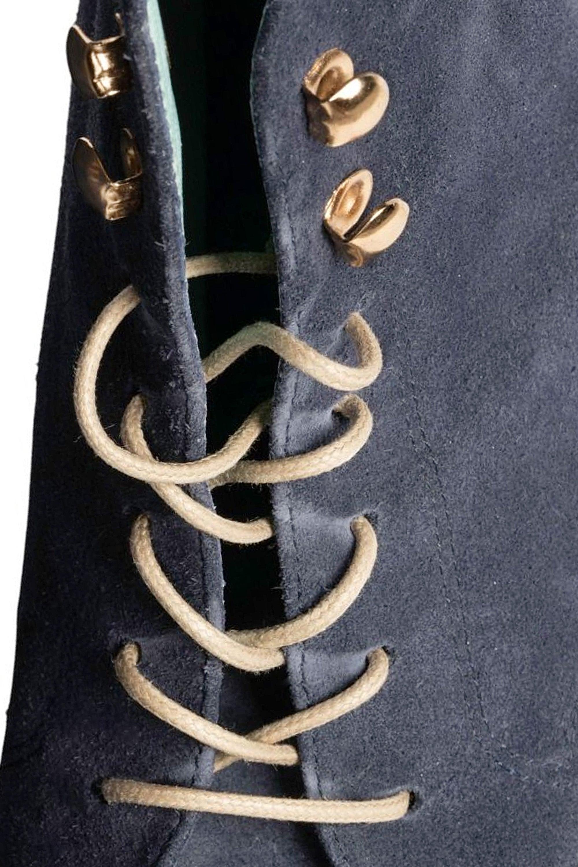 Round Beige Waxed Cotton Bootlaces