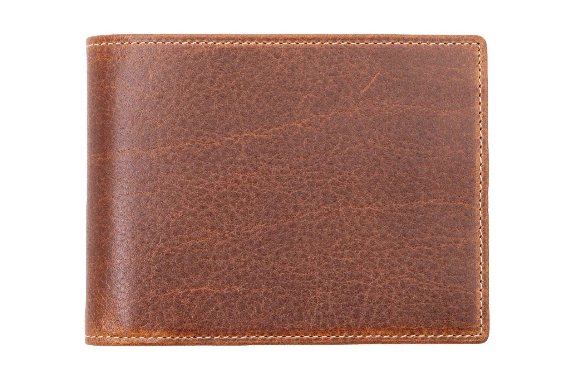 8 Card Classic Bifold Wallet in Saddle Brown Full-Grain Dumont Leather