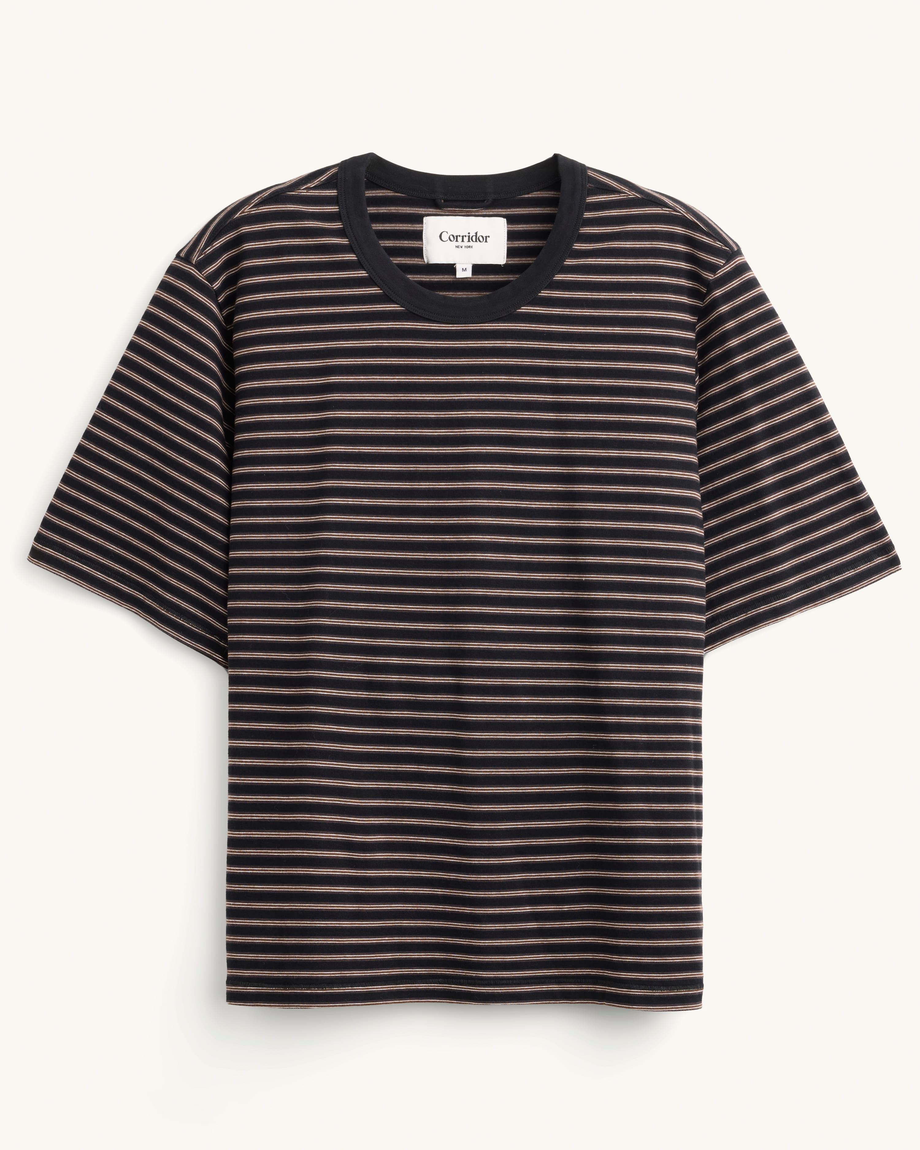 Mini Stripe T-Shirt - Black