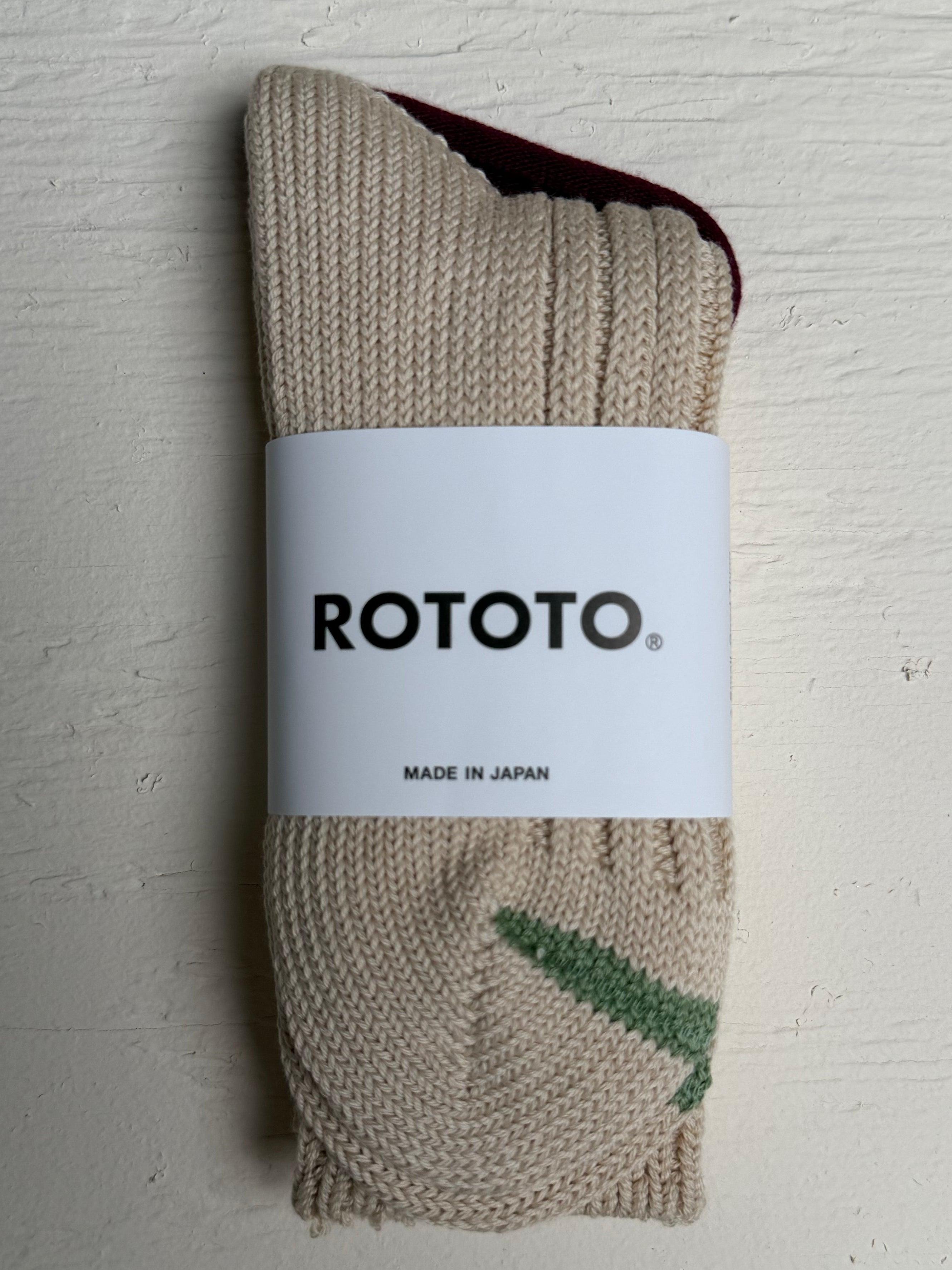 Chunky Ribbed Crew Sock Raw