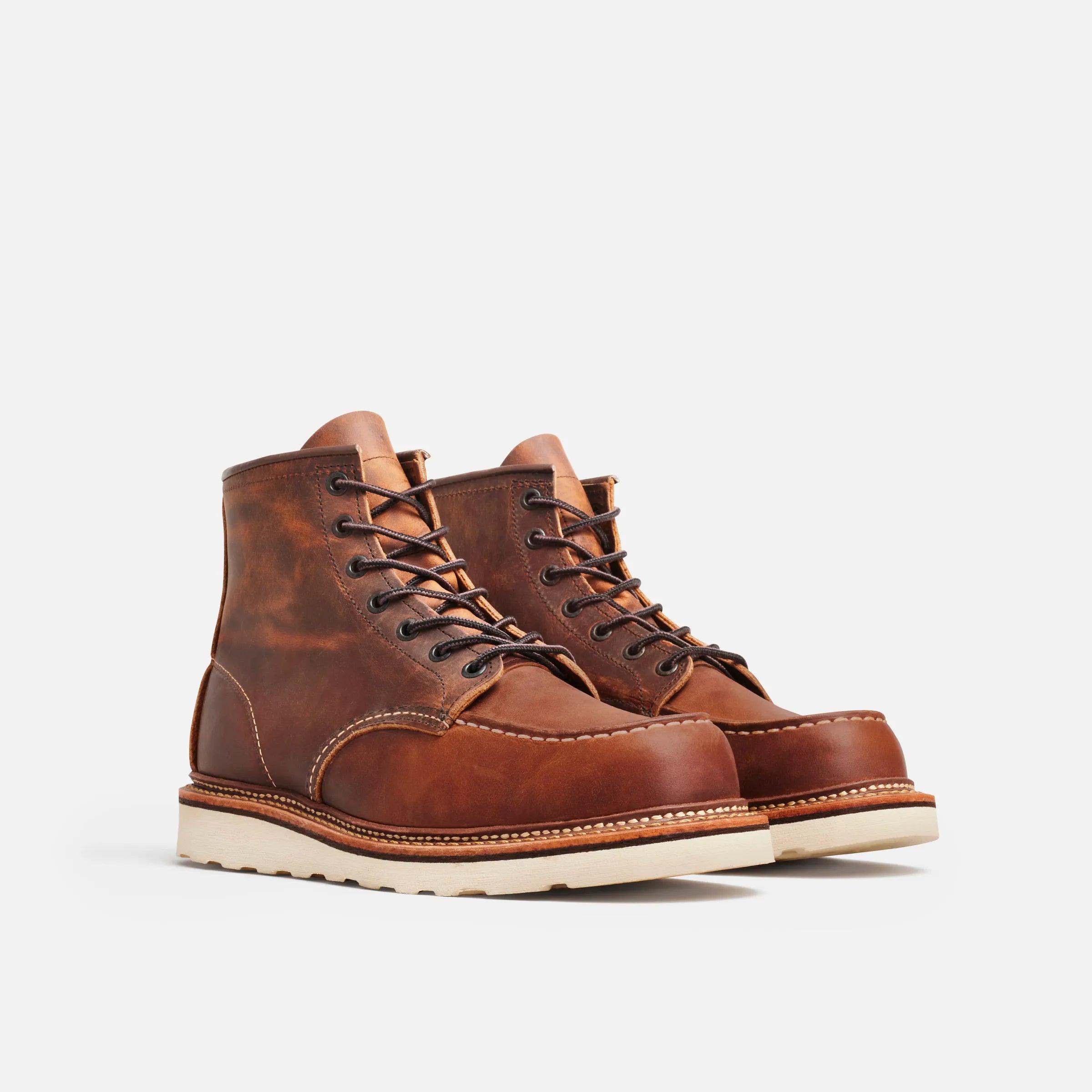 Classic Moc Copper Rough & Tough Leather
