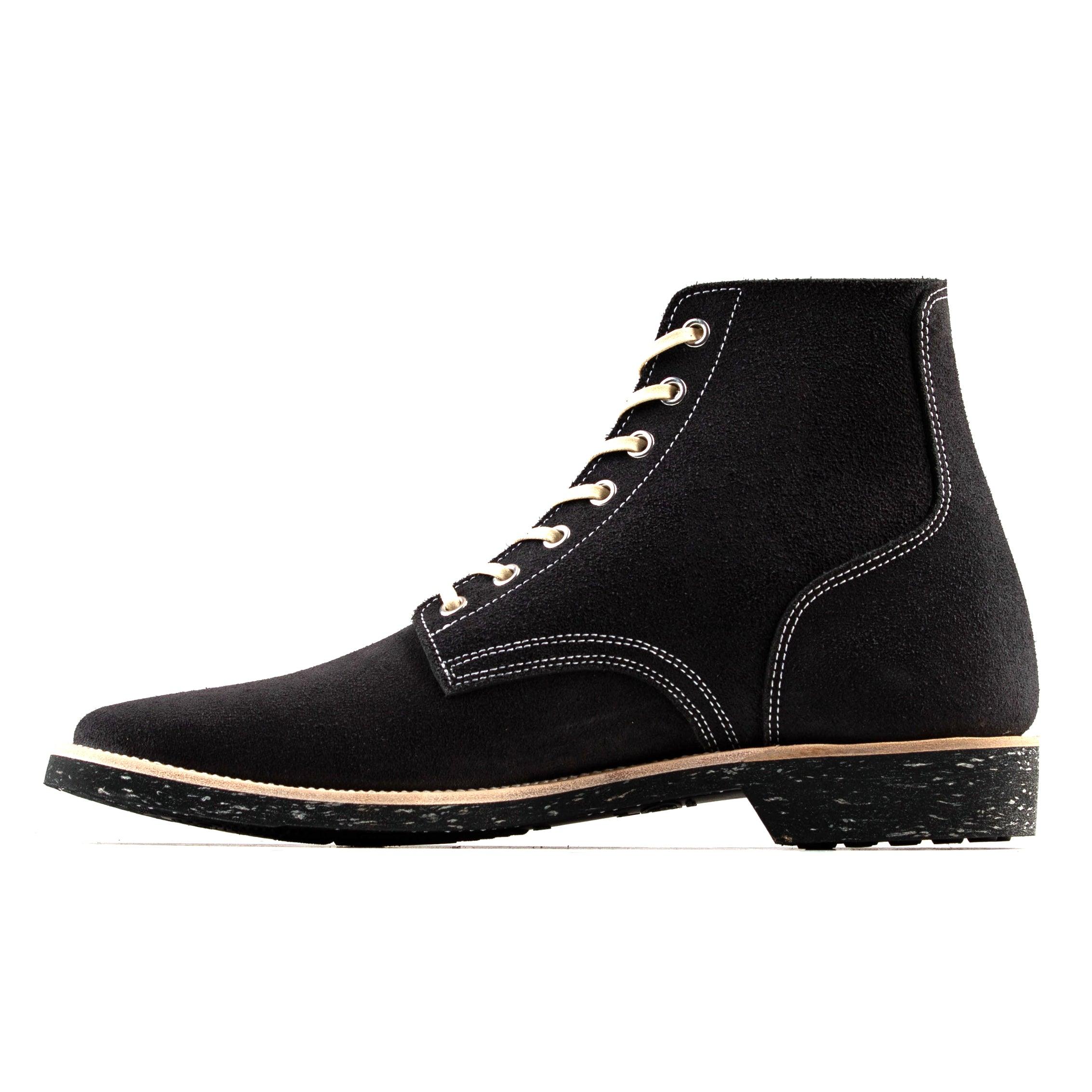 M1944 Boondoker Boot - luosjiet®boots -  Black Oiled Nubuck Reverse(German)