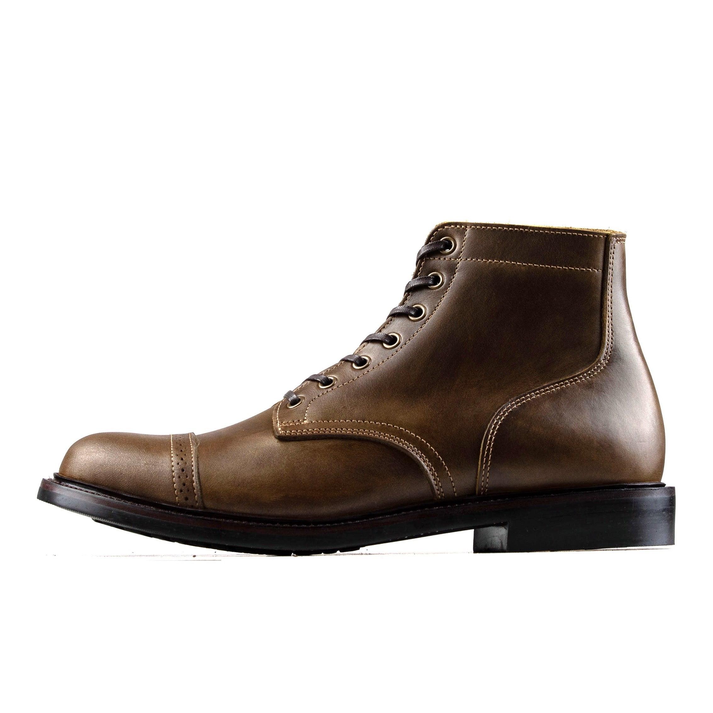 CapToe Commander Boot - luosjiet®boots -  Olive Refresh Waxy