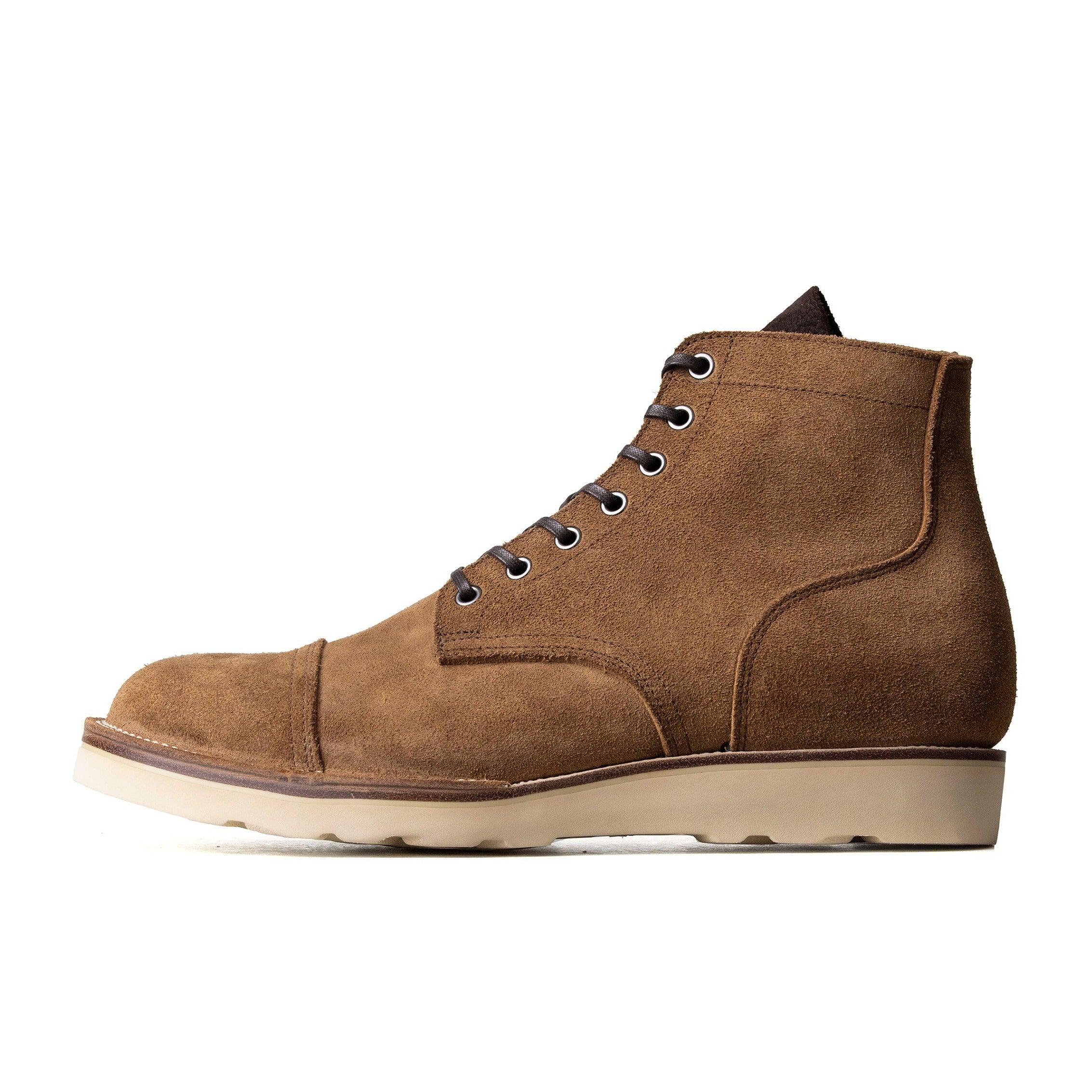 CapToe Service Boot - luosjiet®boots MTO - Tan Oiled Nubuck Reverse(German)