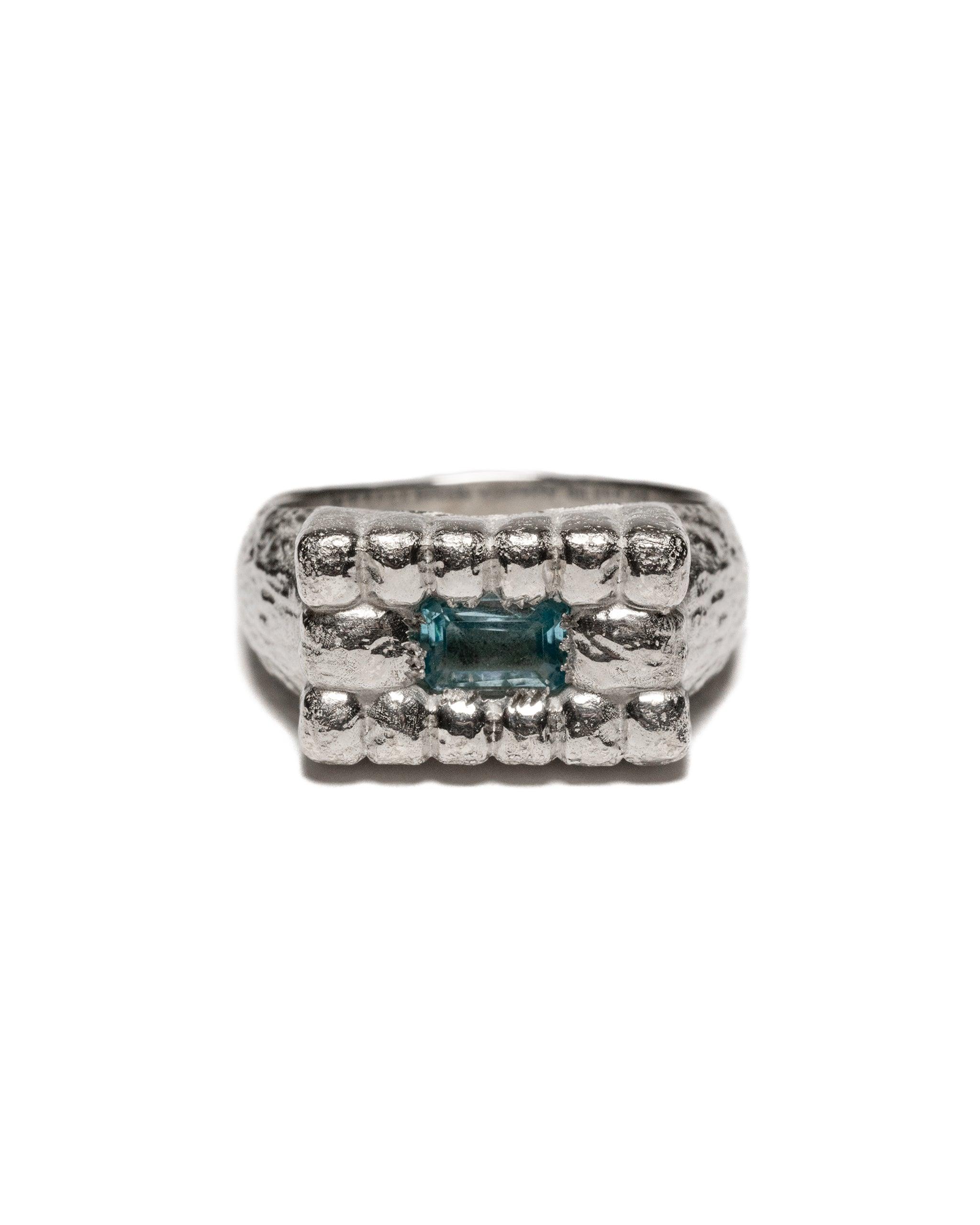 Lil Pool Signet (Silver 925/Aquamarine)