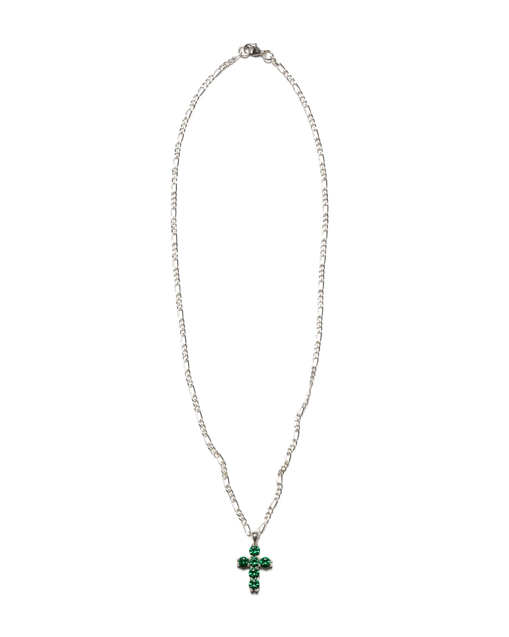 Cross Chain (Silver 925/Emerald)
