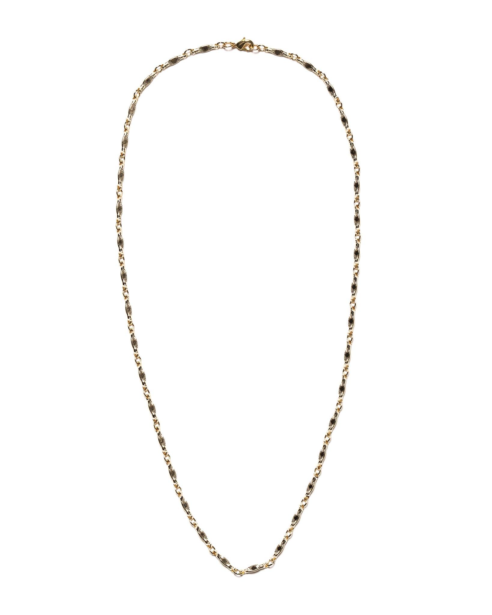 Sunburst Chain (14K Gold)