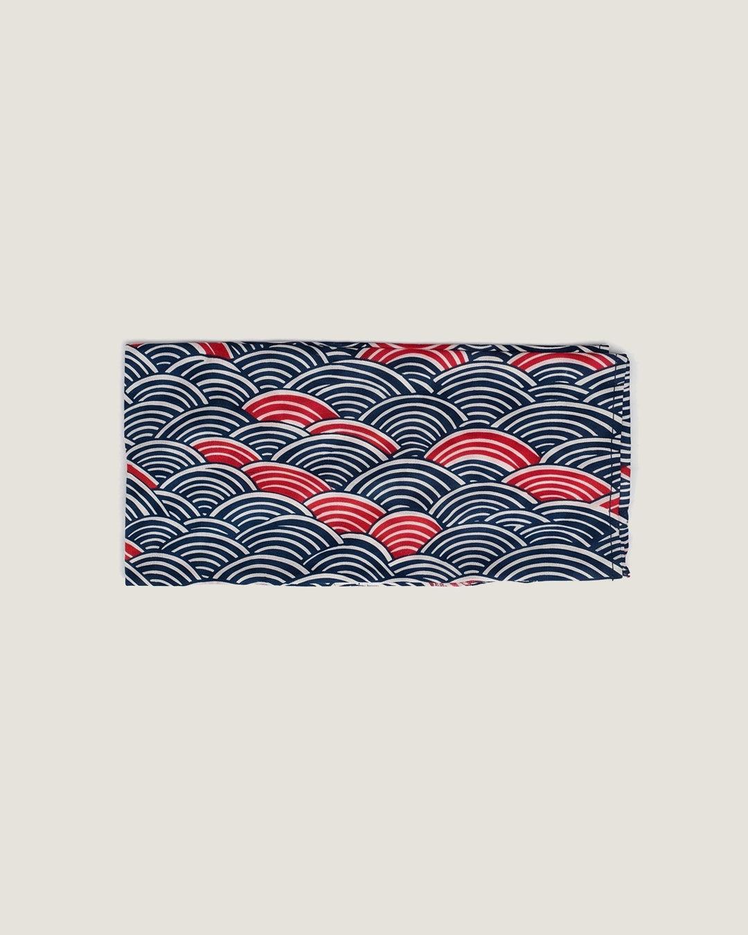 Wave Print Bandana