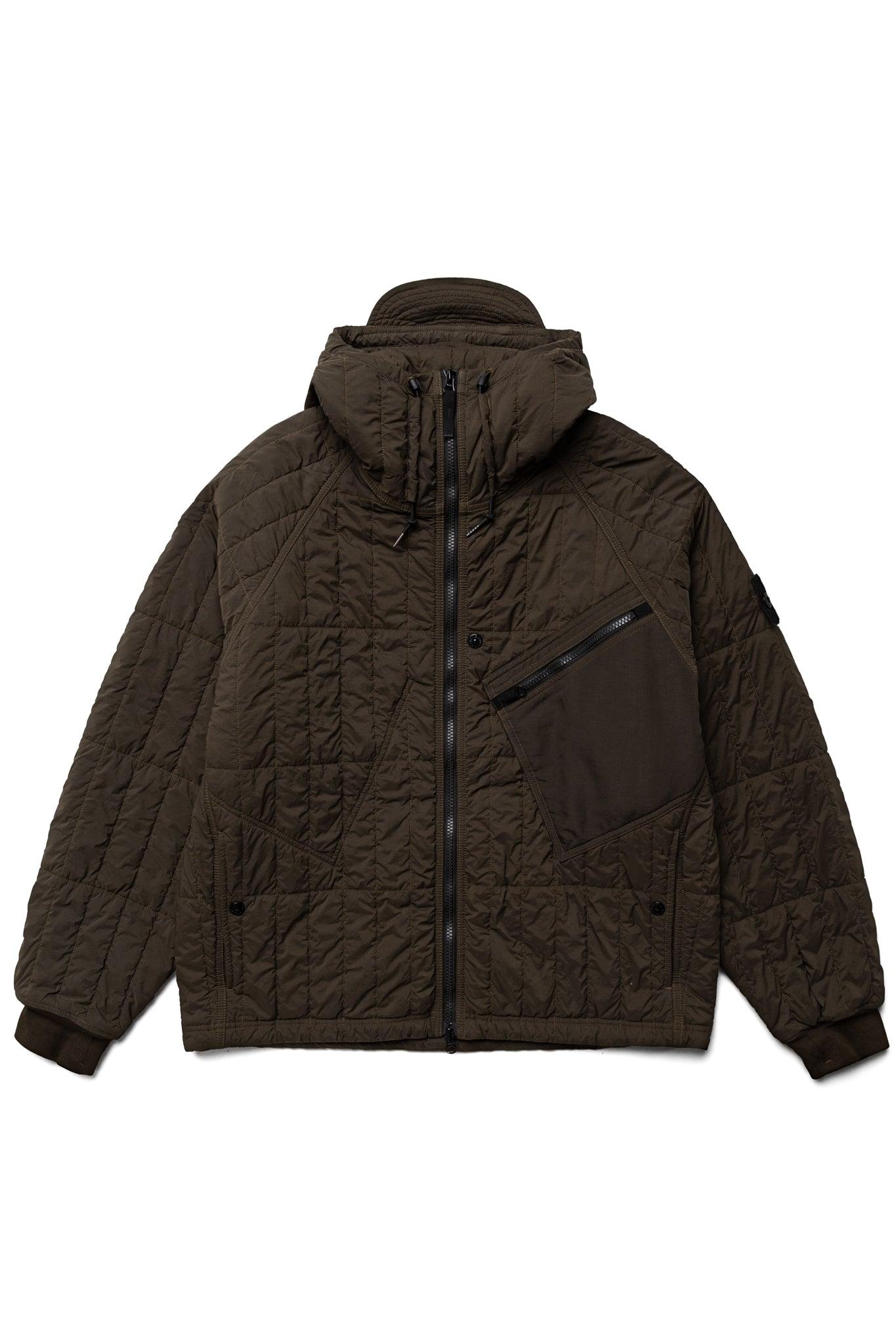 Hooded Jacket Ultralight Nylon Quilted TC - Coal Grey