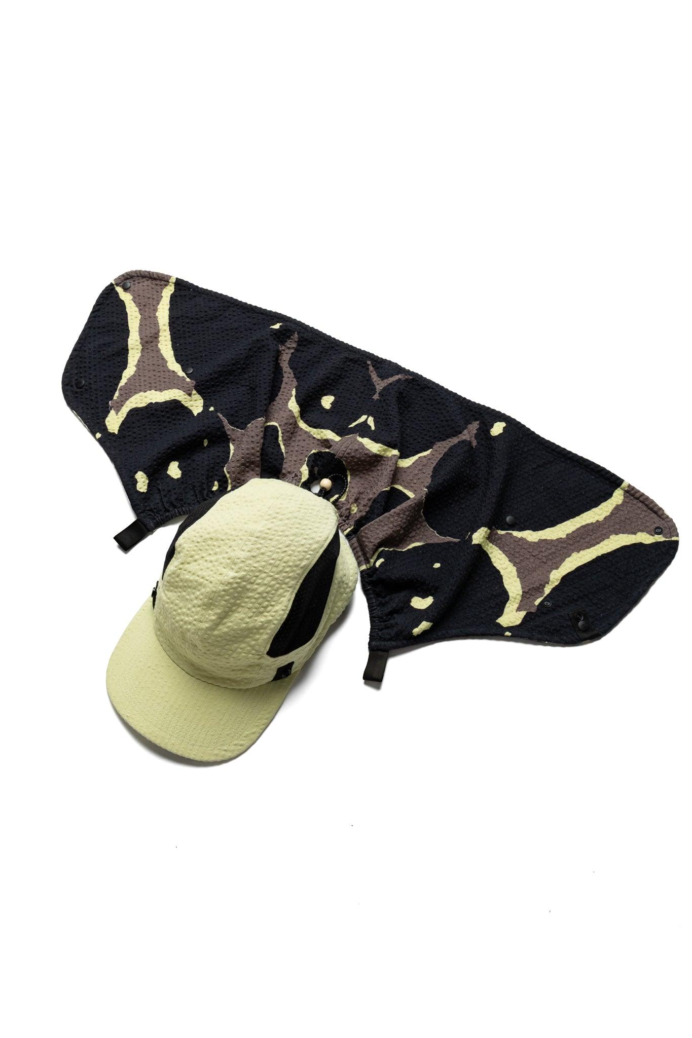 Modular Solar Hat For Single Double x Blue in Green