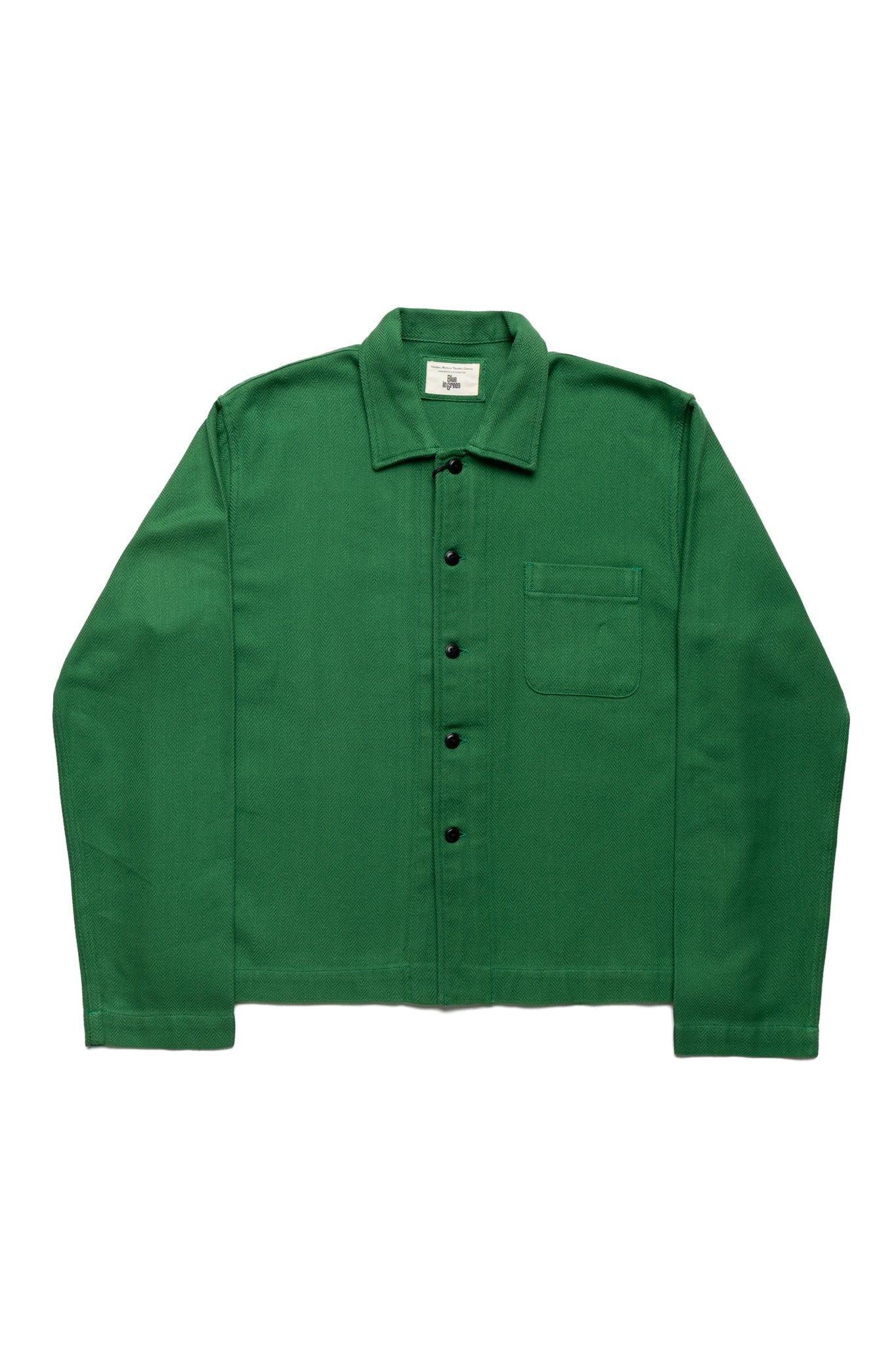 Shirt Jacket (Blue in Green Fit) - Green