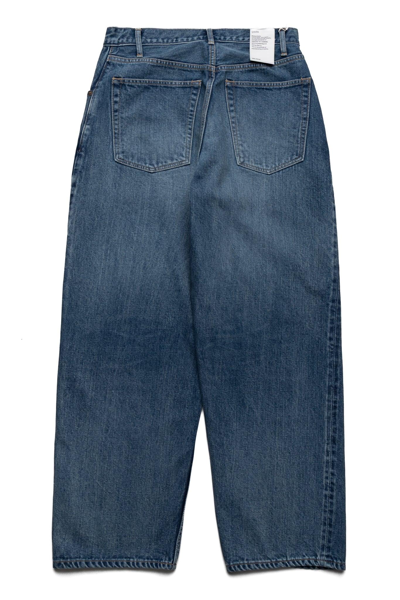 Baggy 5 Pocket Pants - Medium Blue