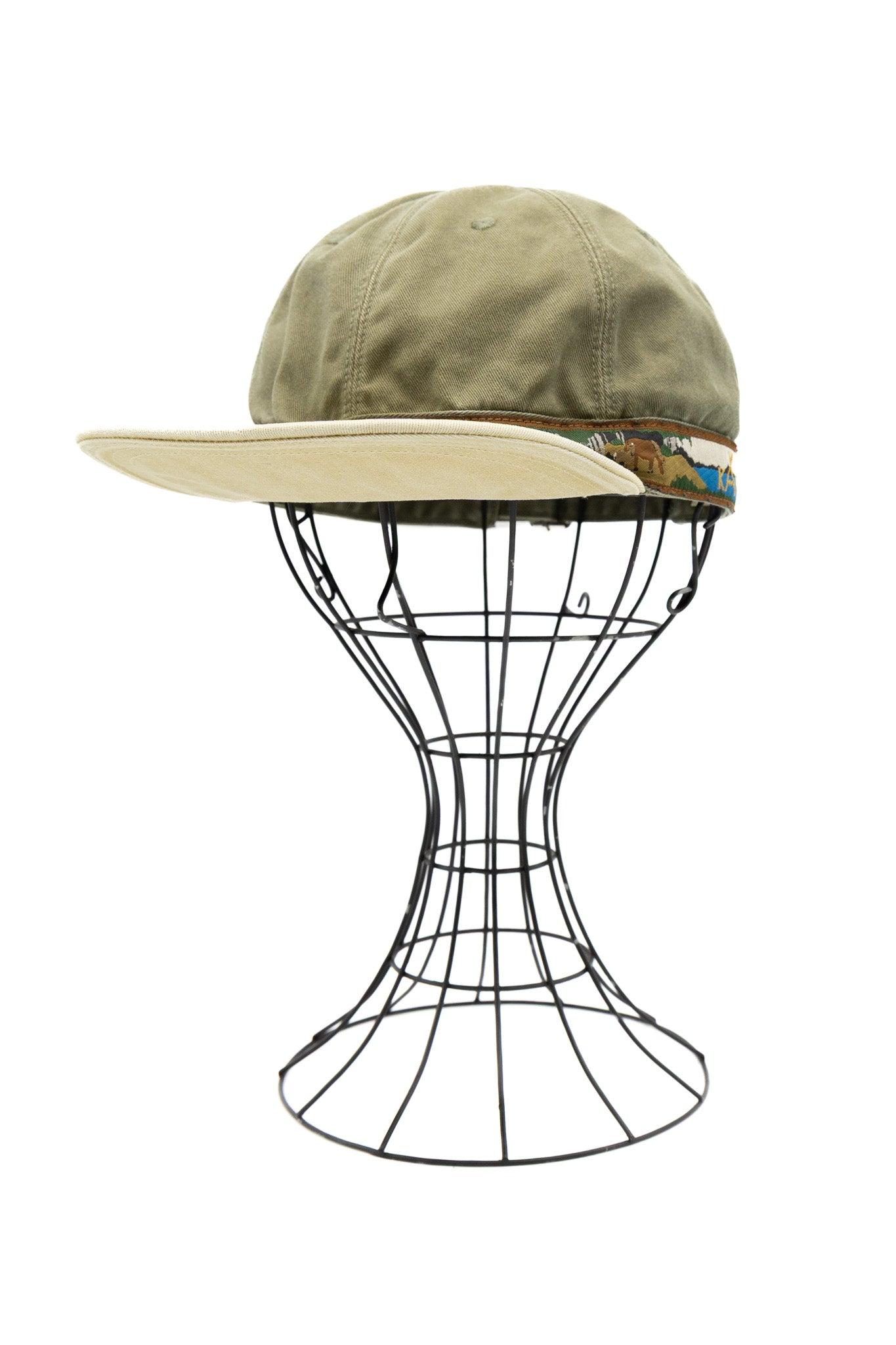 Chino BRIMFIELD Cap (NAVAJO BOAT) - Khaki x Beige