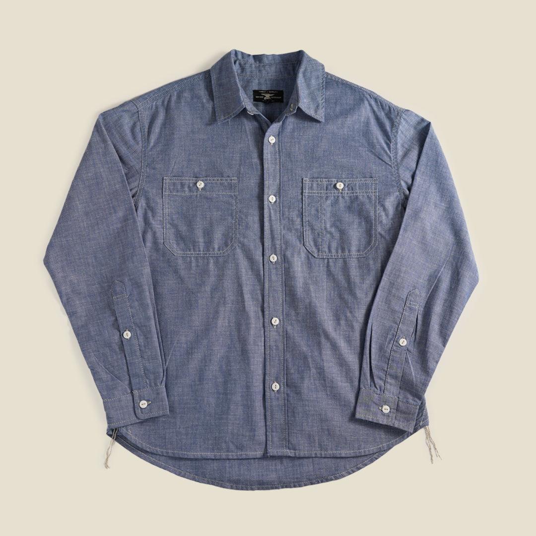 Heritage Work Shirt Full Sleeves Chambray Blue