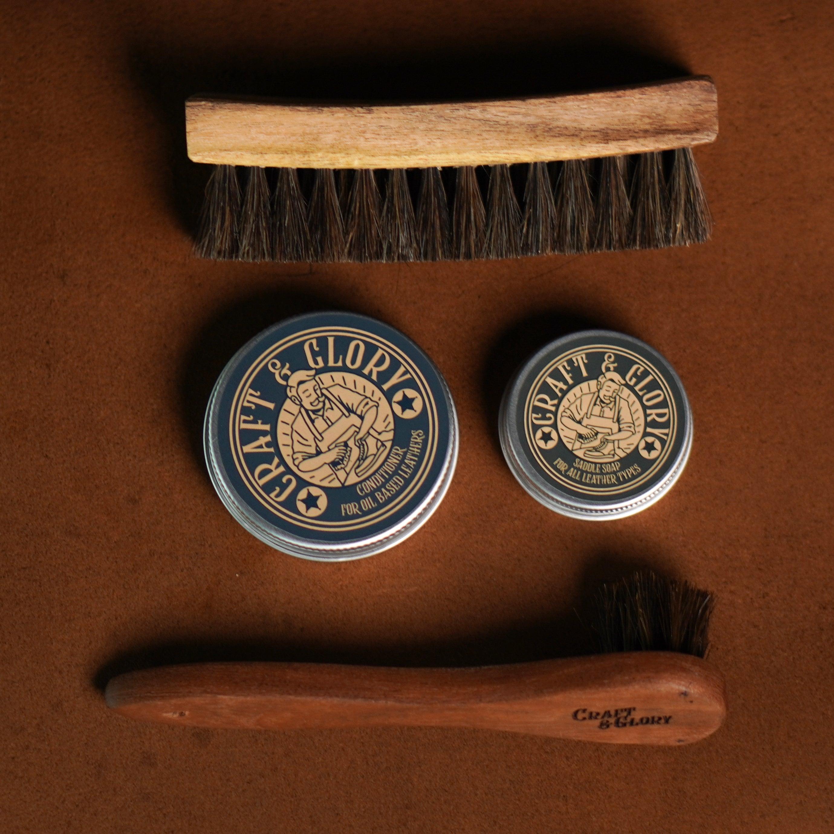 Complete Care Kit (Conditioner + Soap + Brushes) (30 Days Pre-Order)