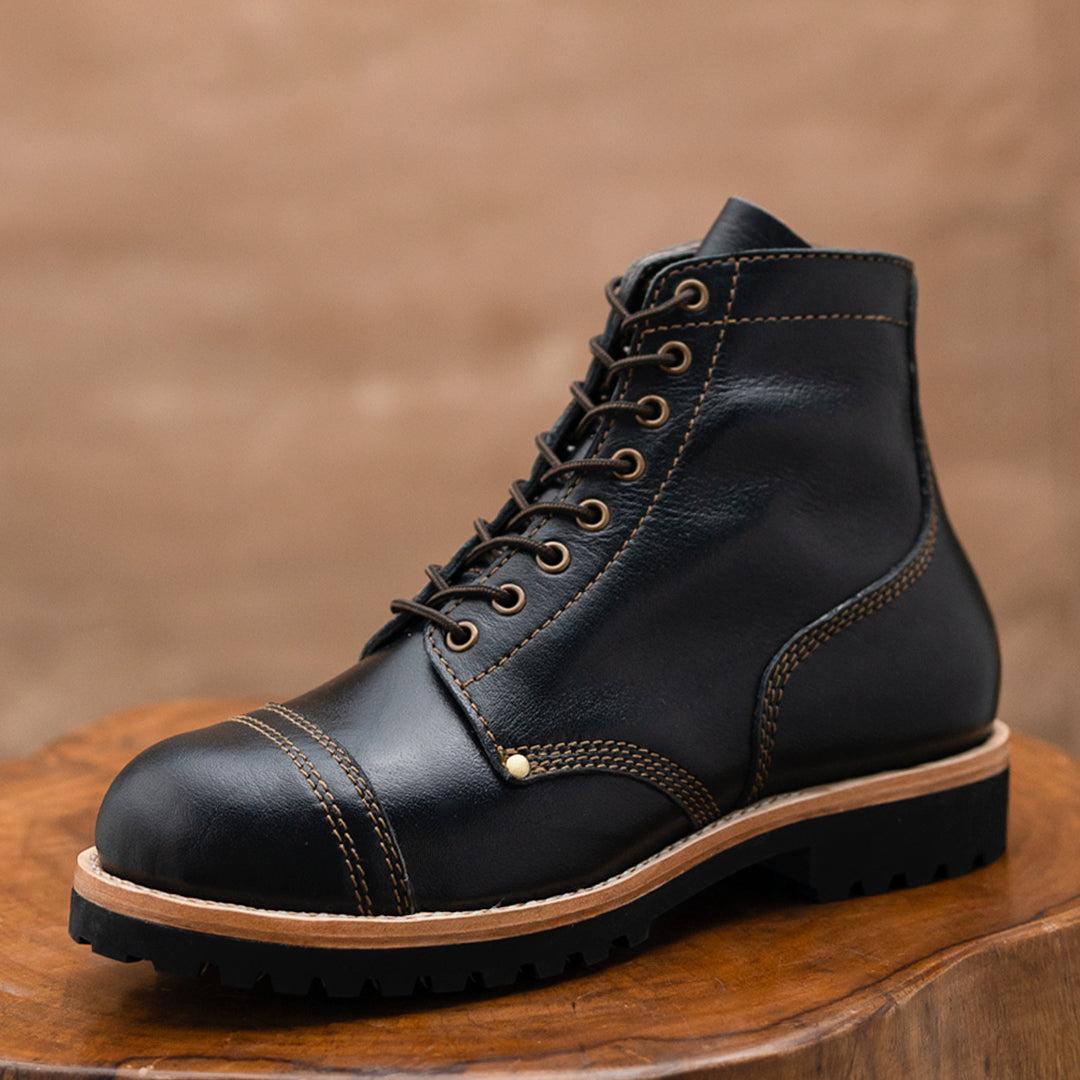 Combat Boots 6" (Raven Black) Goodyear Welted