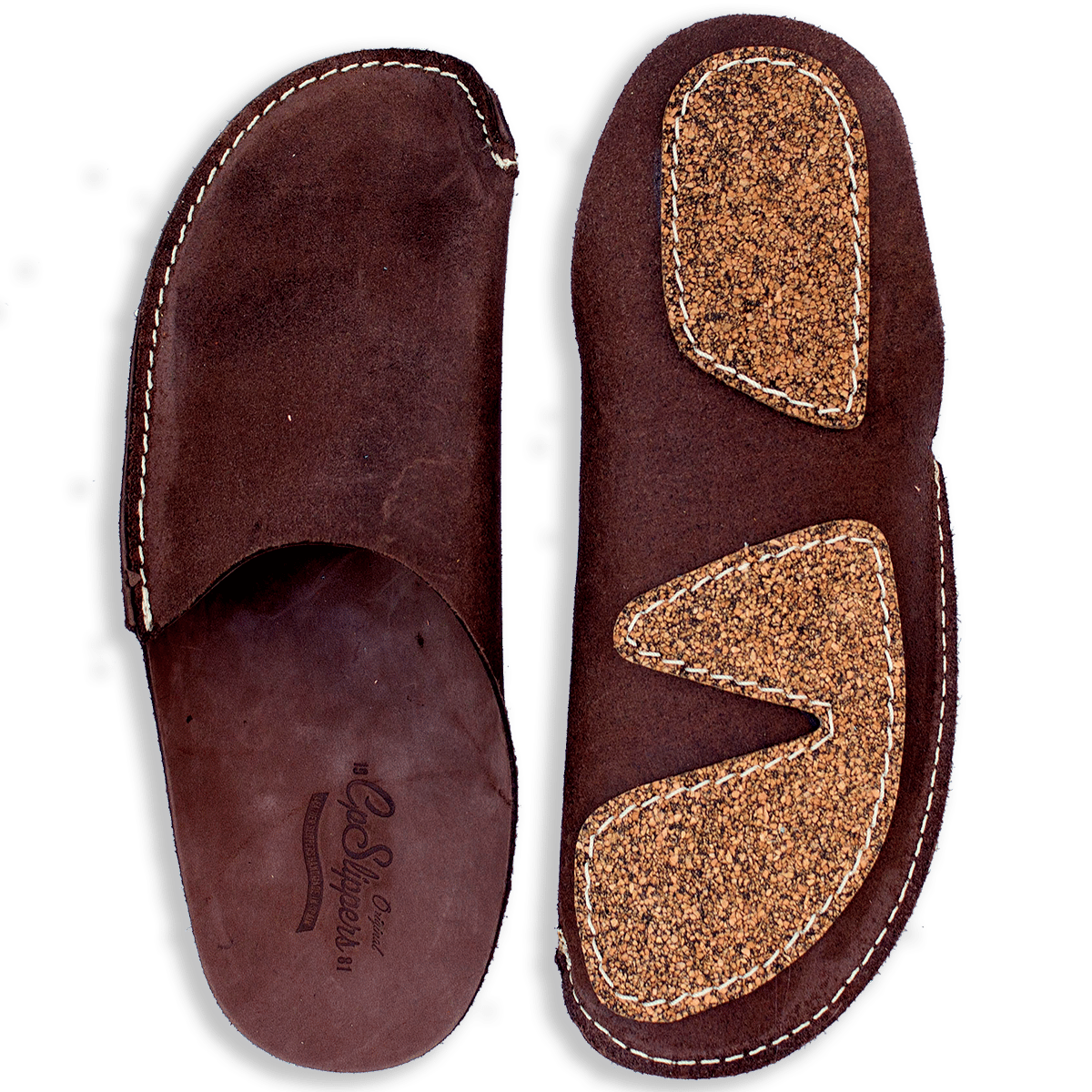 Brown CP Slippers Luxe
