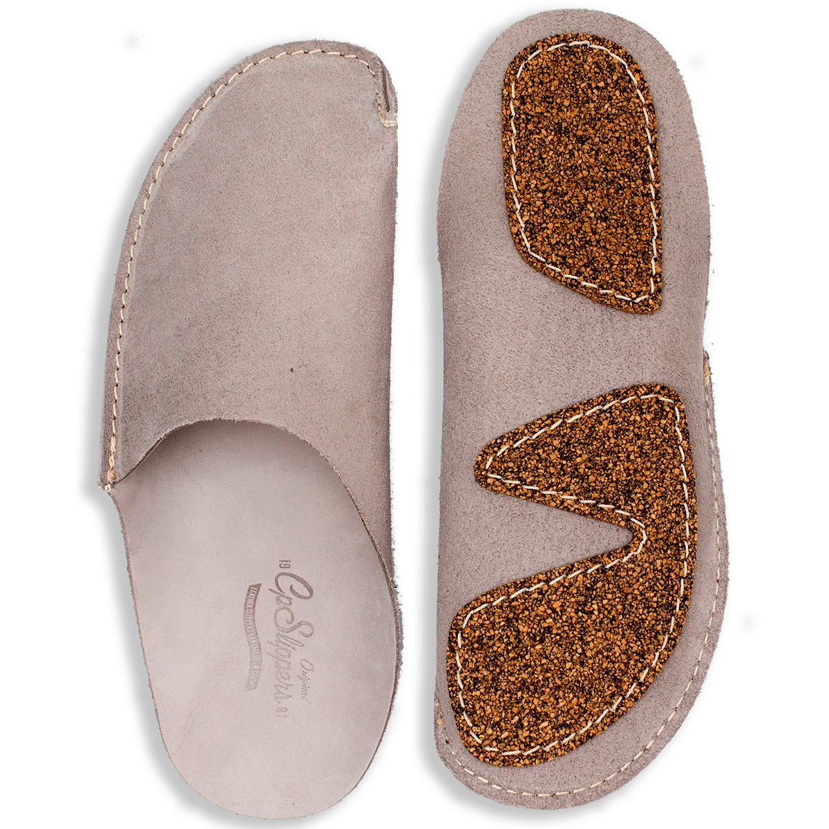 Gray CP Slippers Luxe