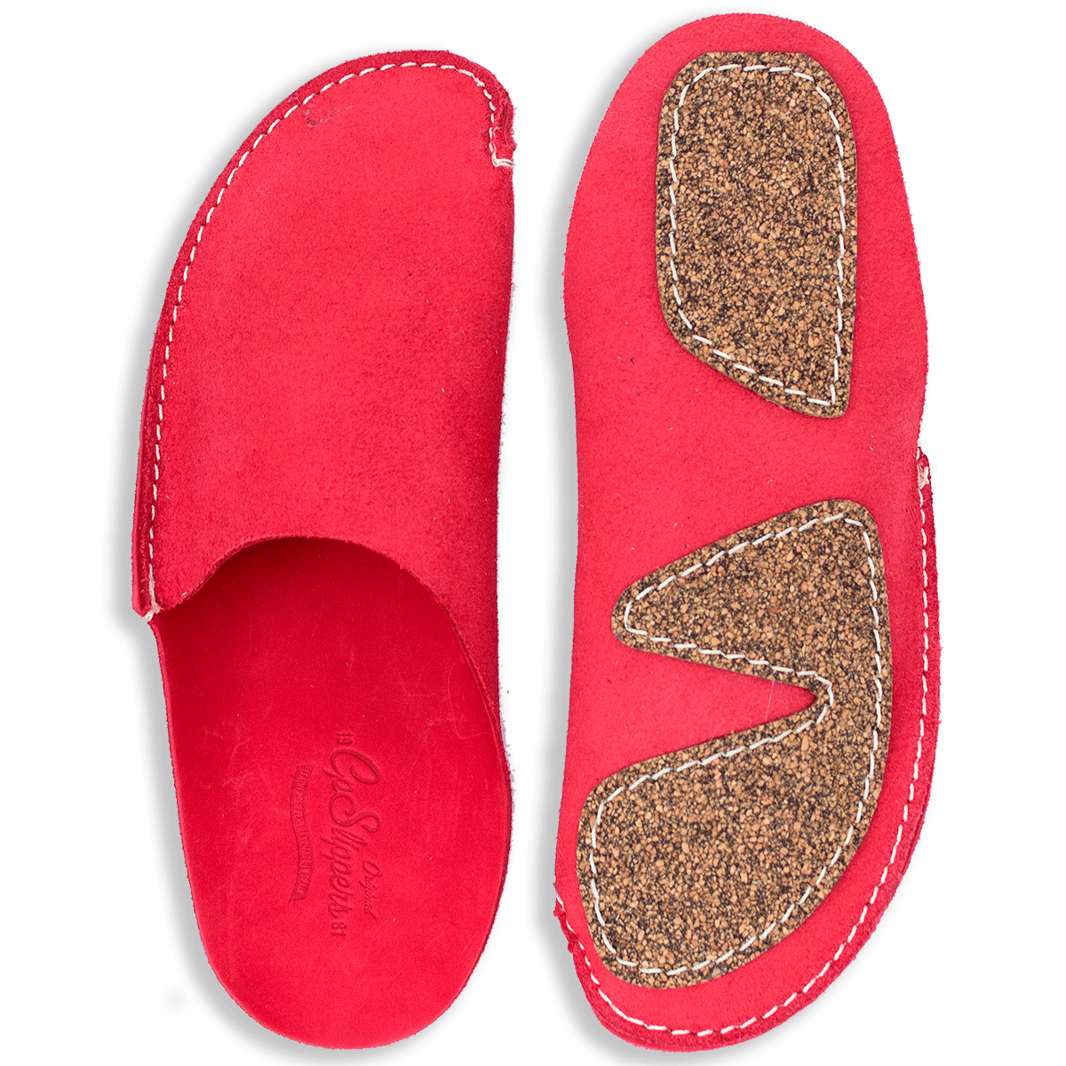 Red CP Slippers Luxe