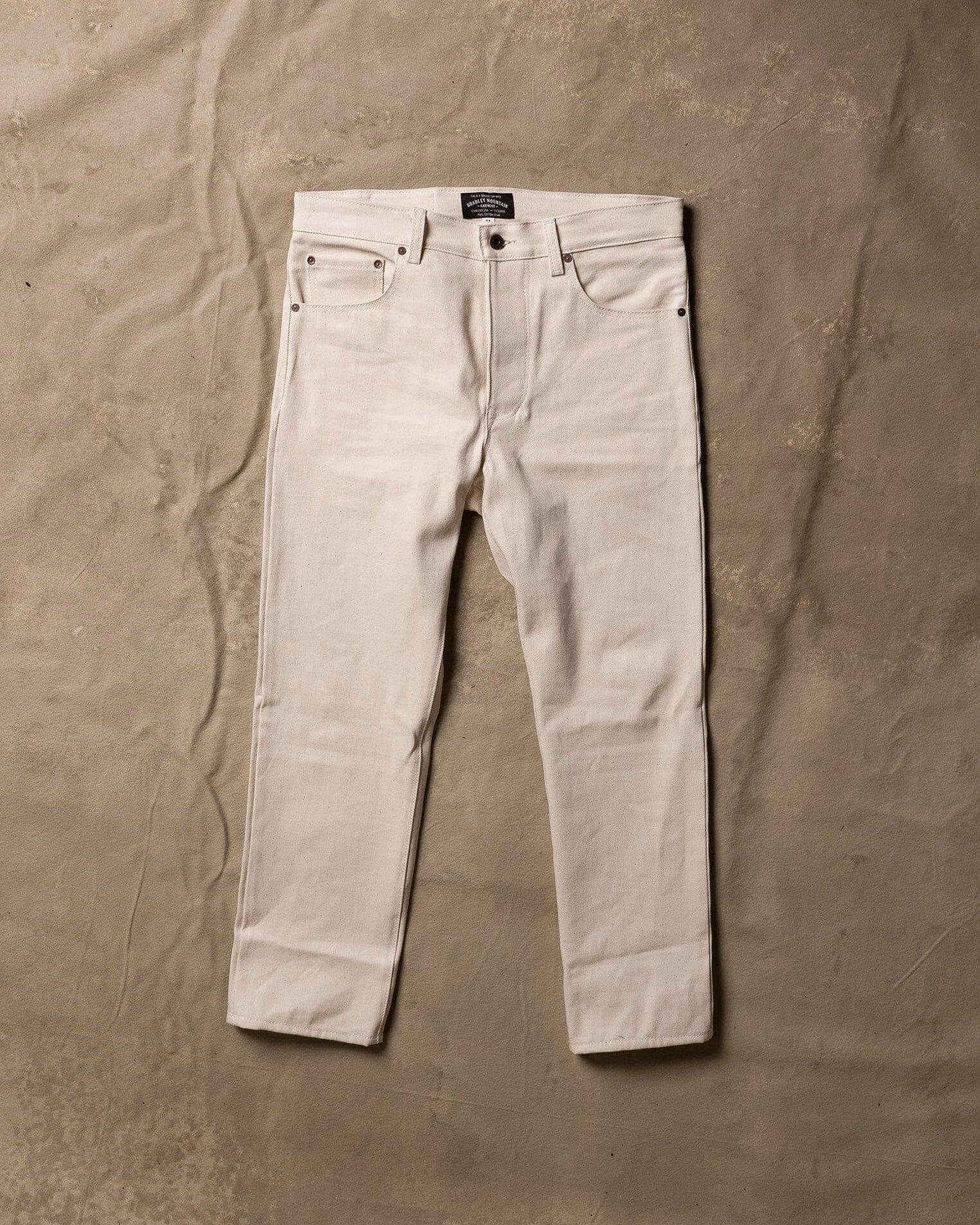 Redford Pant - White Selvedge Denim