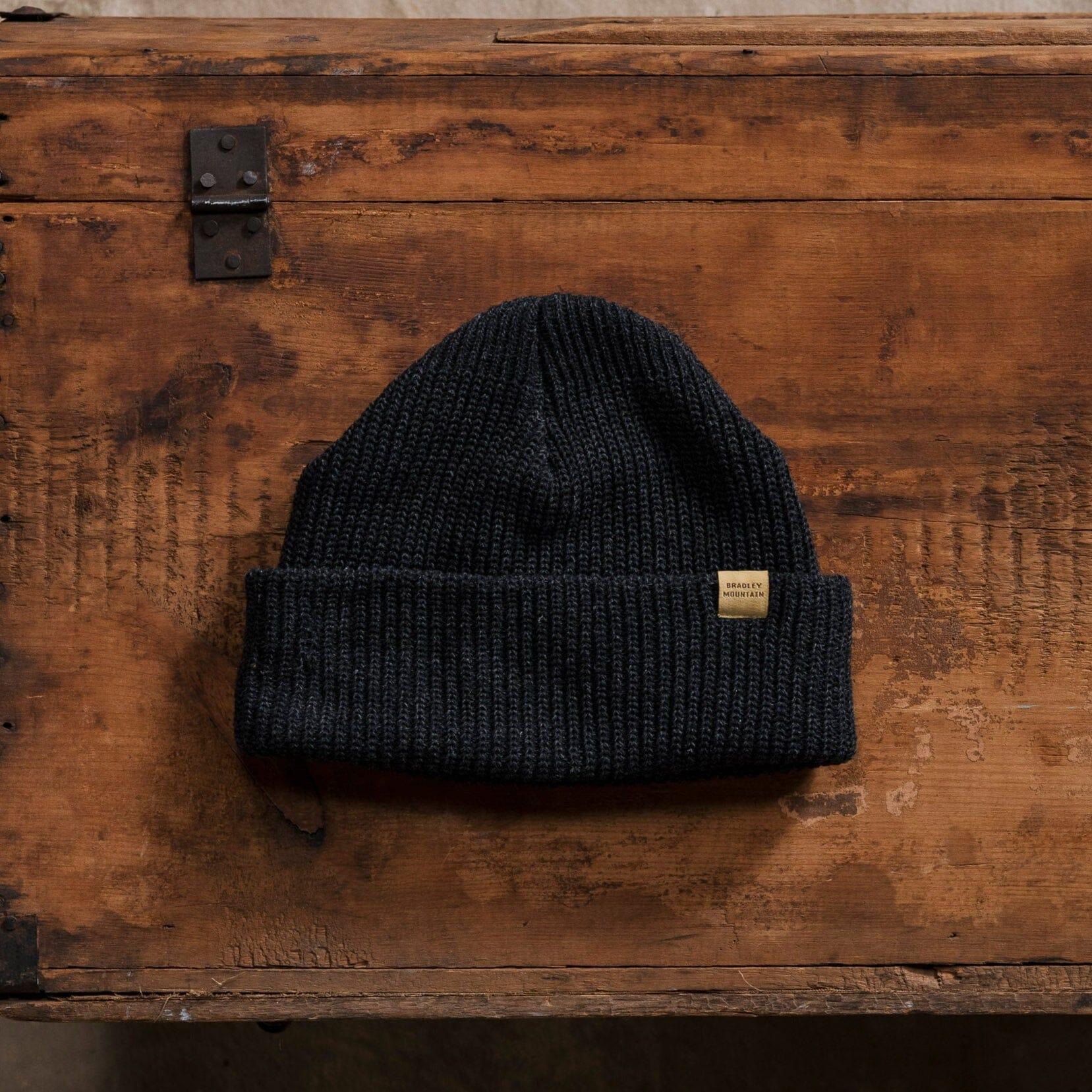 Wool Watch Cap - Obsidian