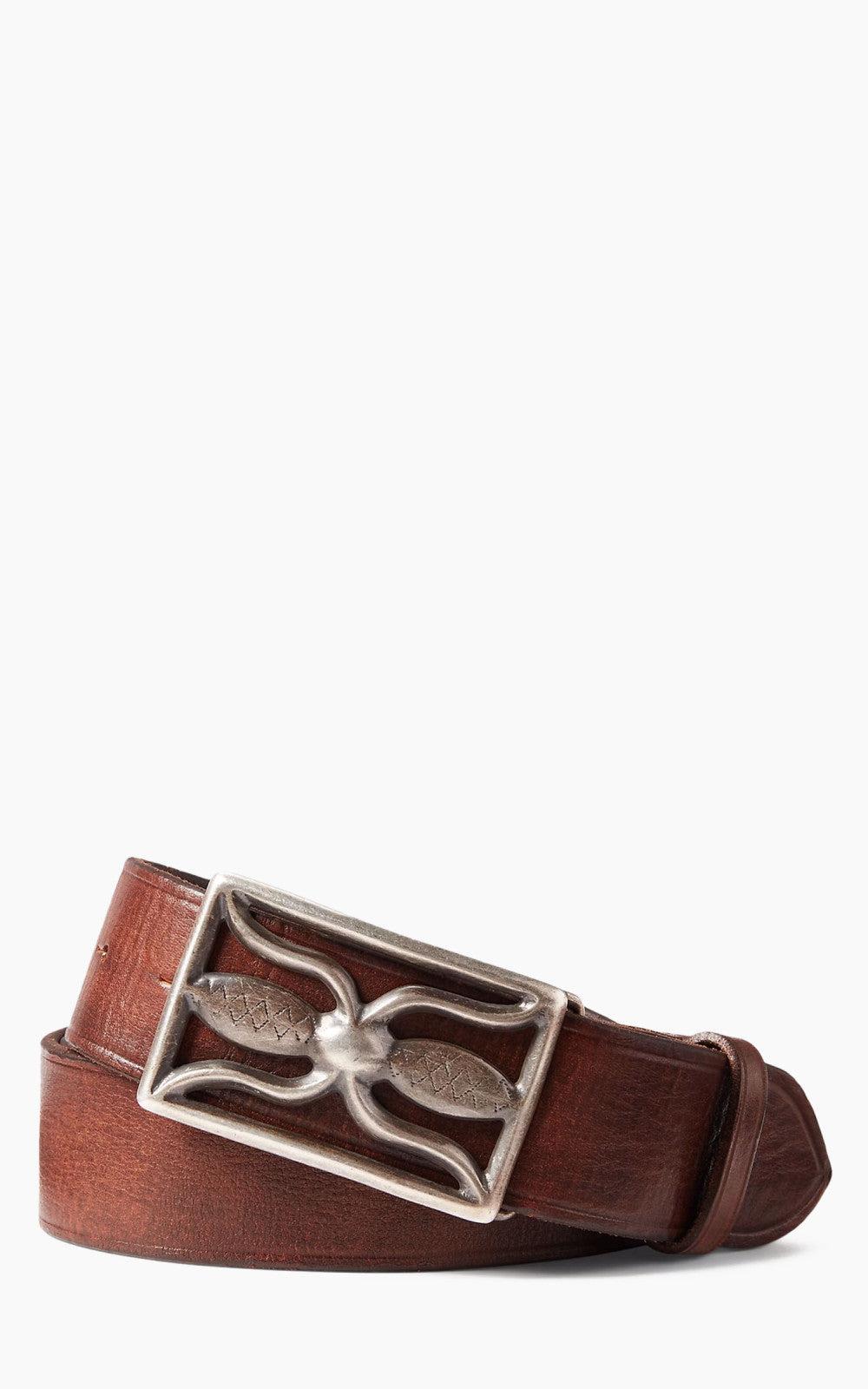 Hawkins Leather Belt Vintage Brown
