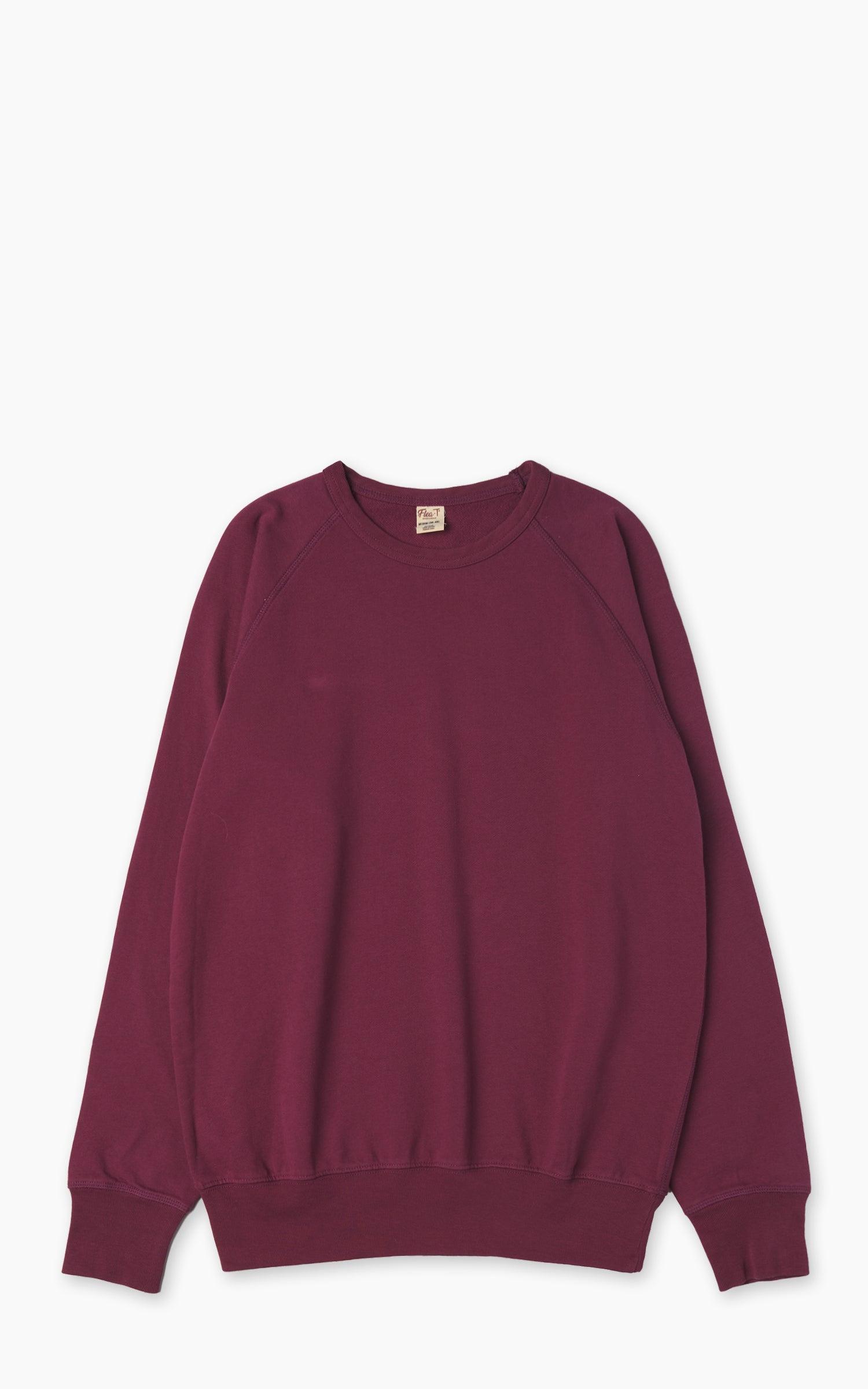 Sweatshirt Plain Pigment Dyed Red