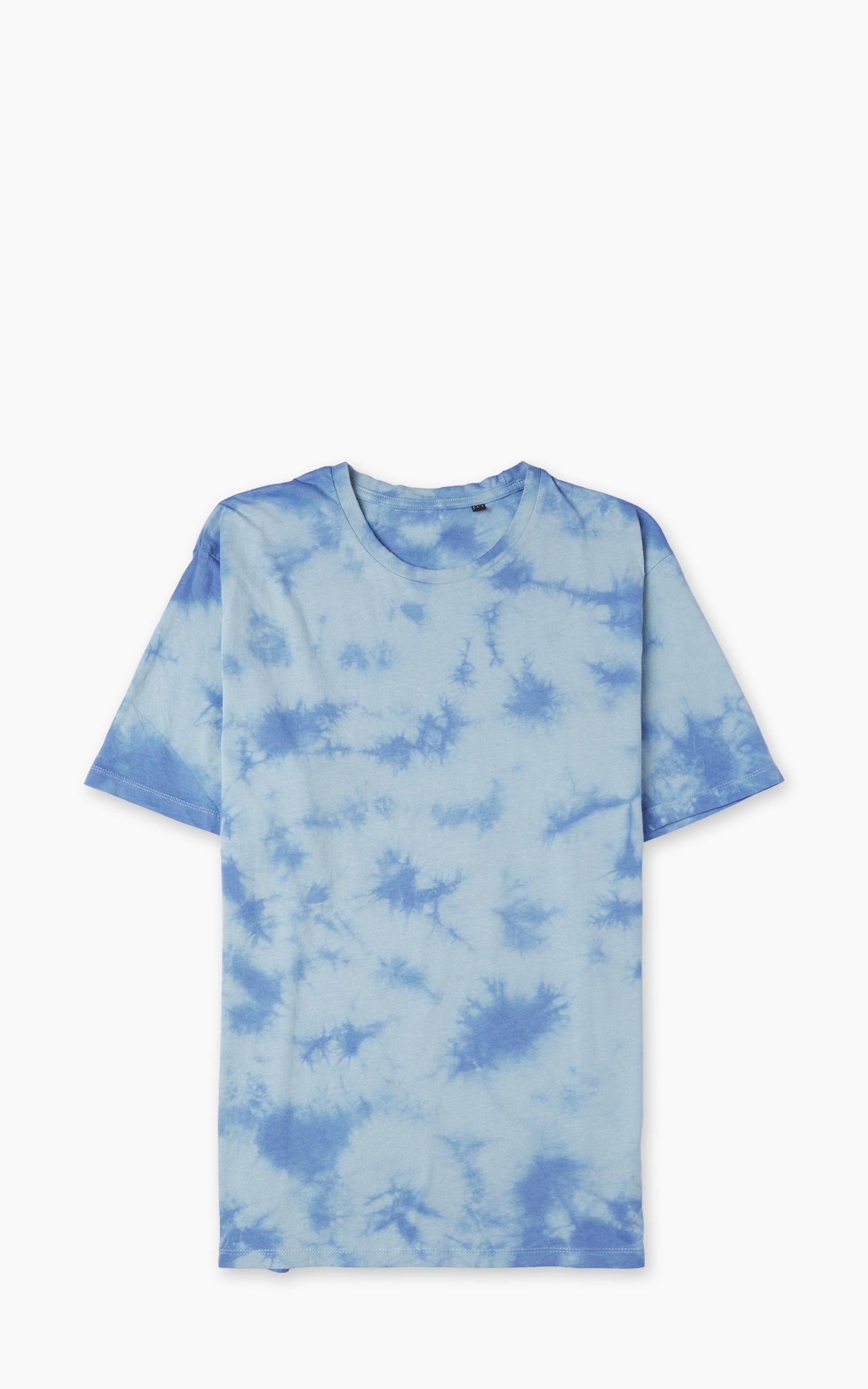 T-Shirt Tie Dyed White/Blue