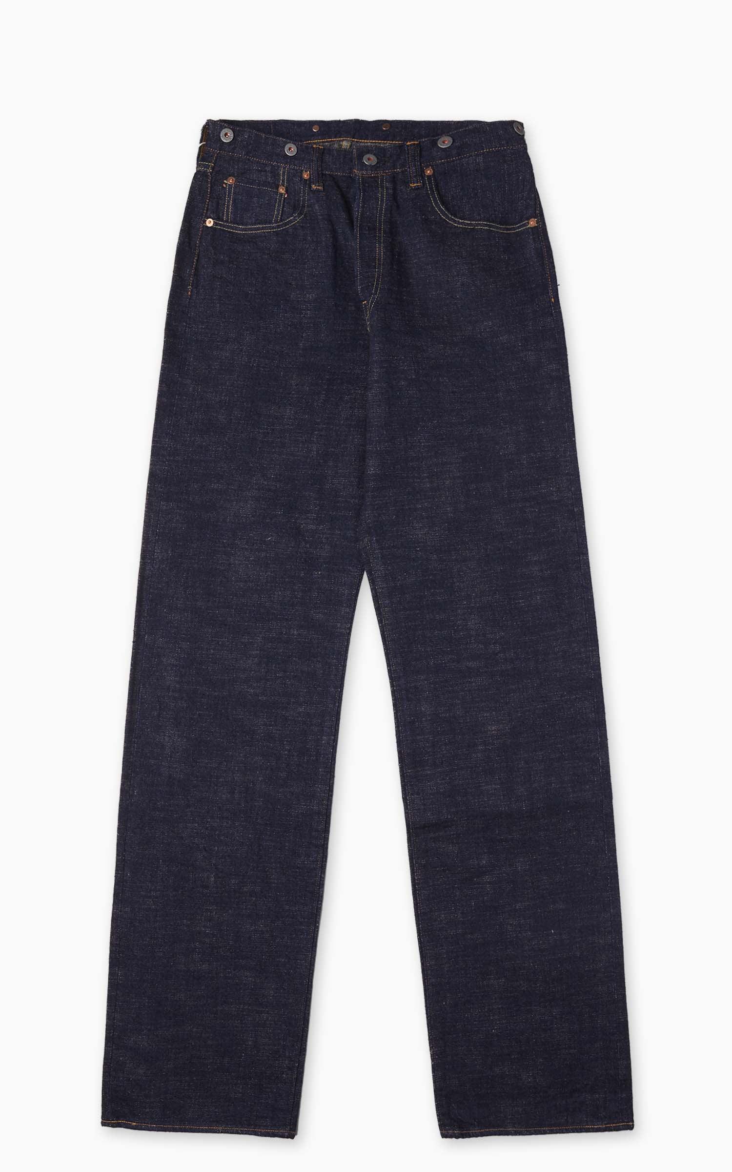 Heritage Loose Straight Jeans Slub Denim Indigo 15oz