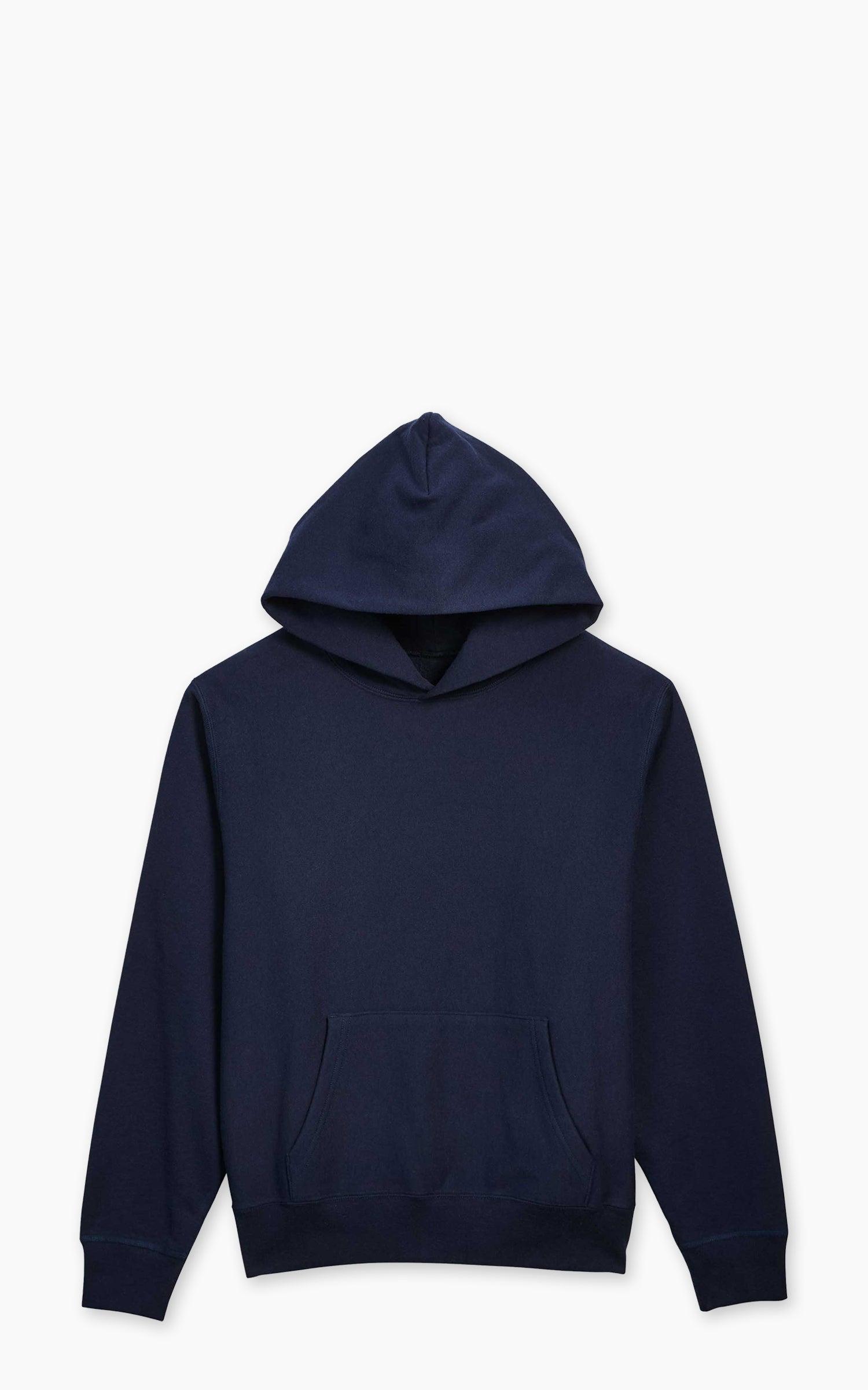Heavyweight Relaxed Fit Hooded Sweatshirt Navy