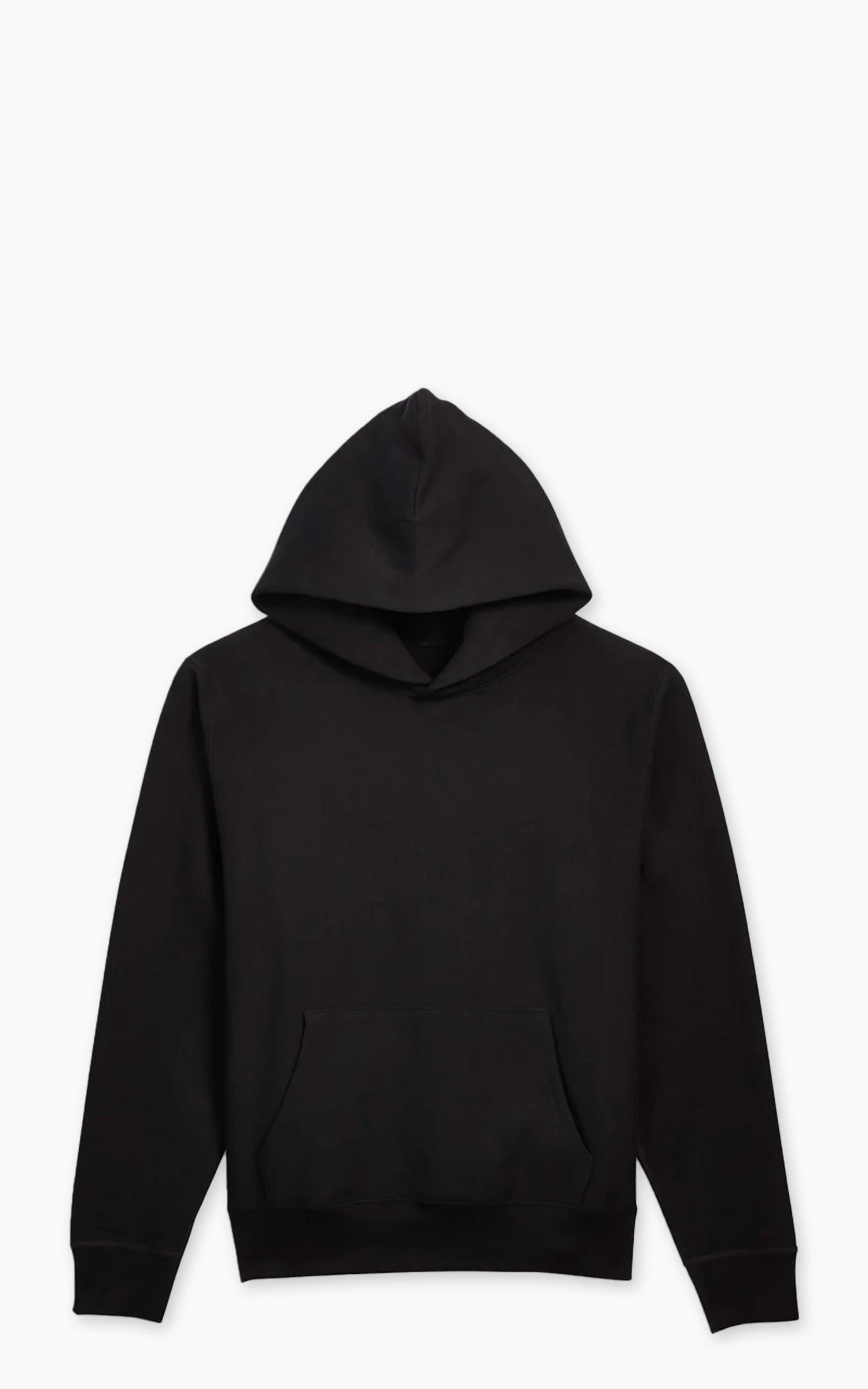 Heavyweight Relaxed Fit Hooded Sweatshirt Black