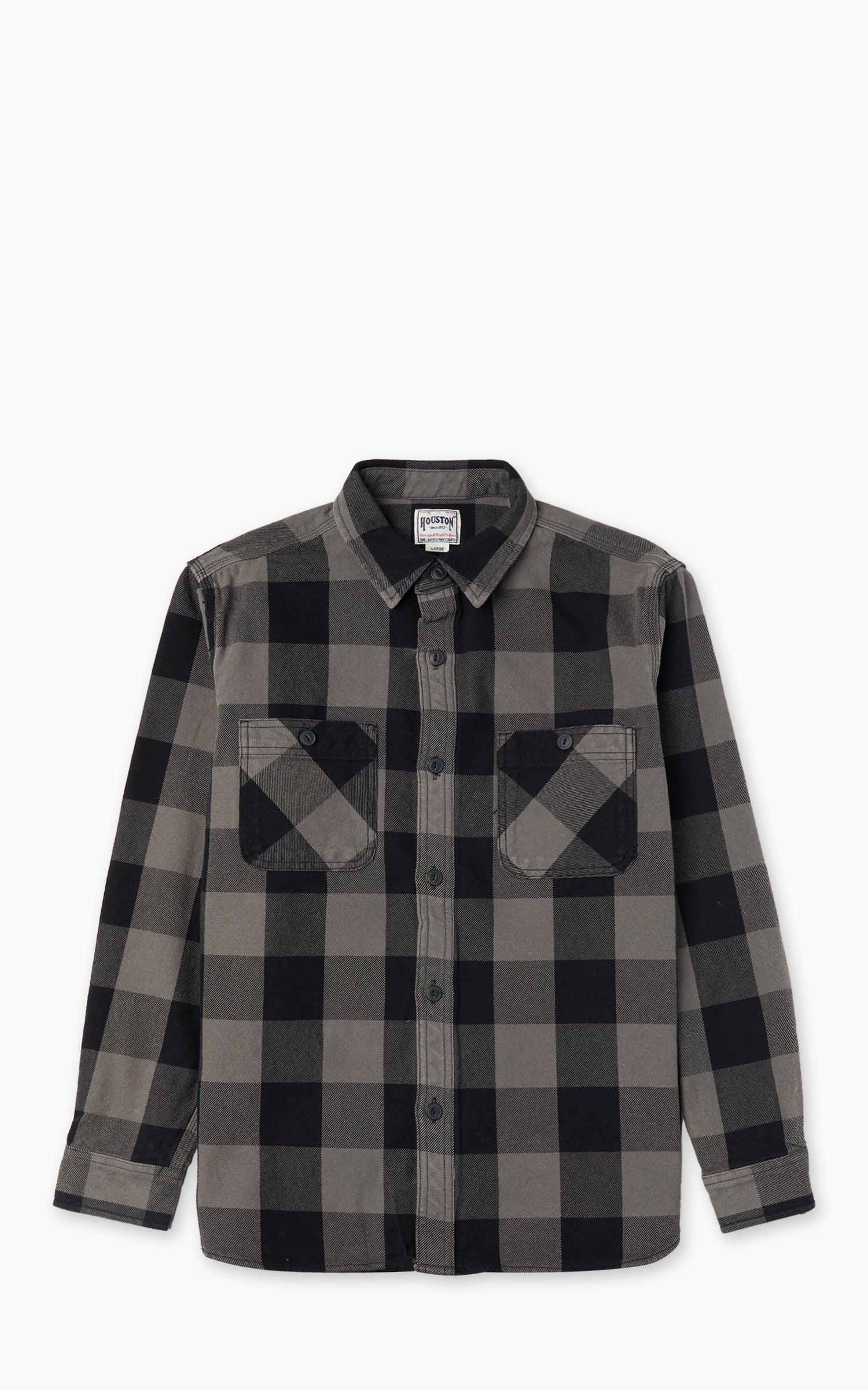 Vintage Block Heavyweight Viyella Shirt Checked Black