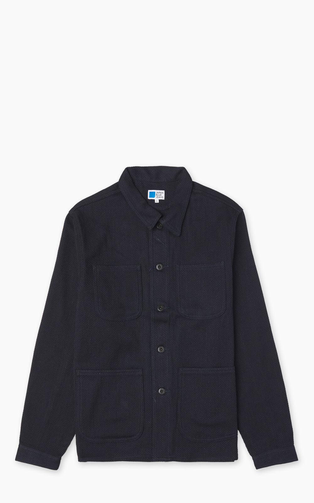 JBOT1304 Sashiko Coverall Jacket Indigo 11oz
