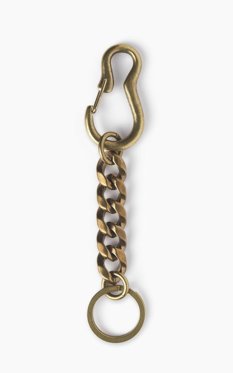 BR380GT Karabiner Key Chain Twist Brass