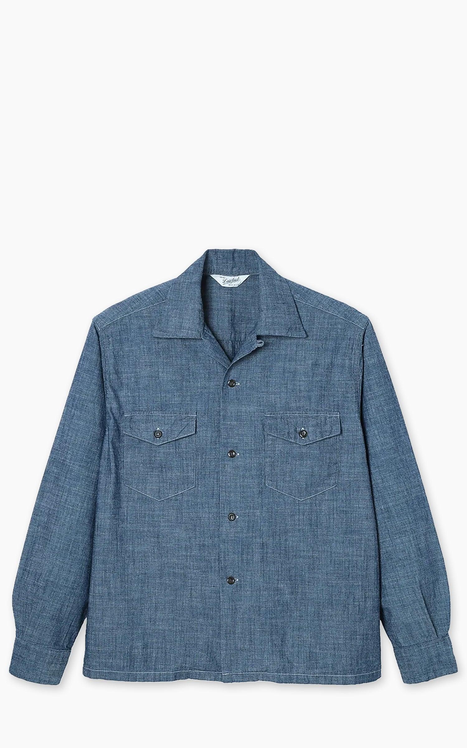 Open Shirt "Stuart" Chambray Blue
