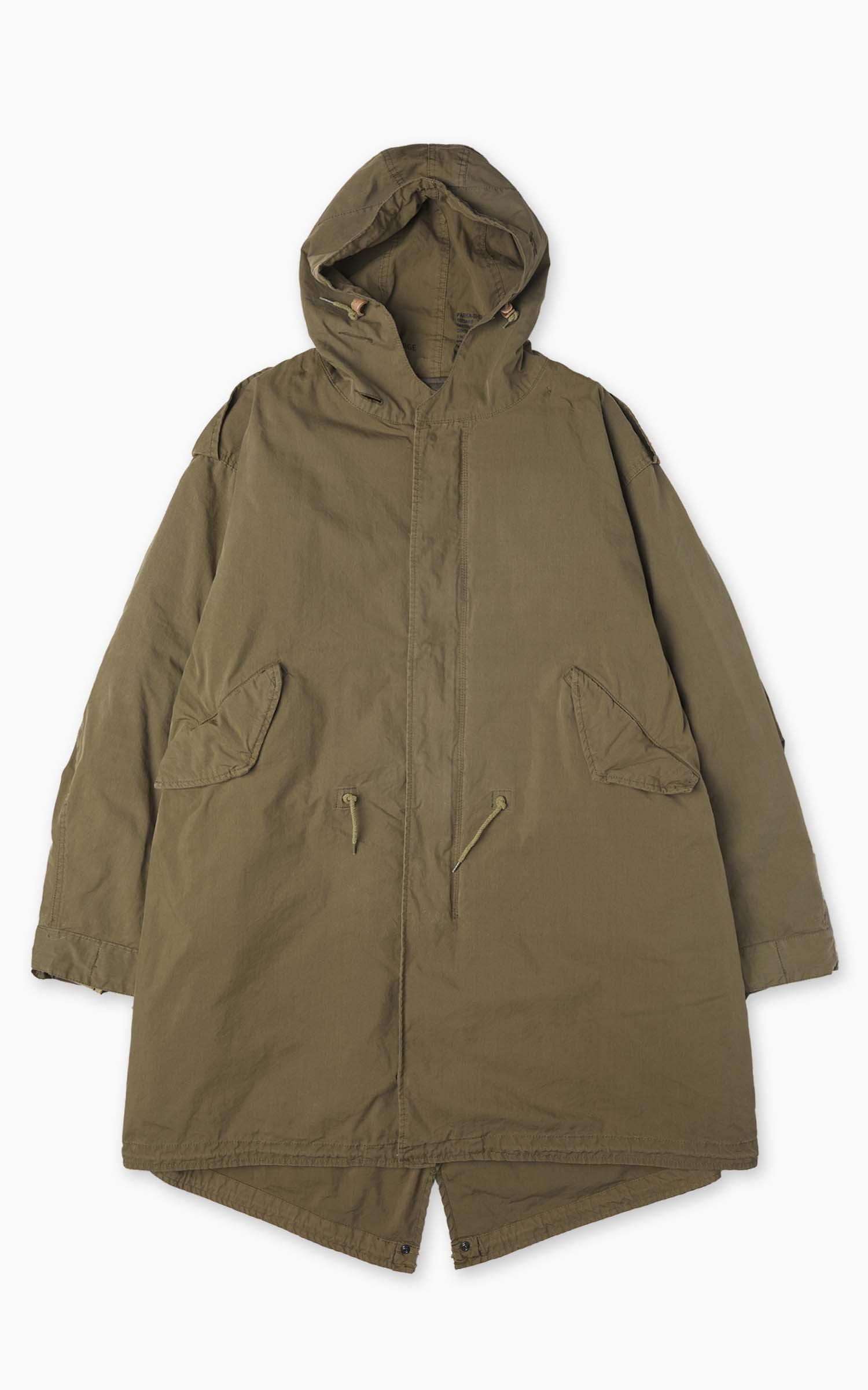 US M51 Fishtail Parka "O-Bleached" Olive 140FAHRENHEIT