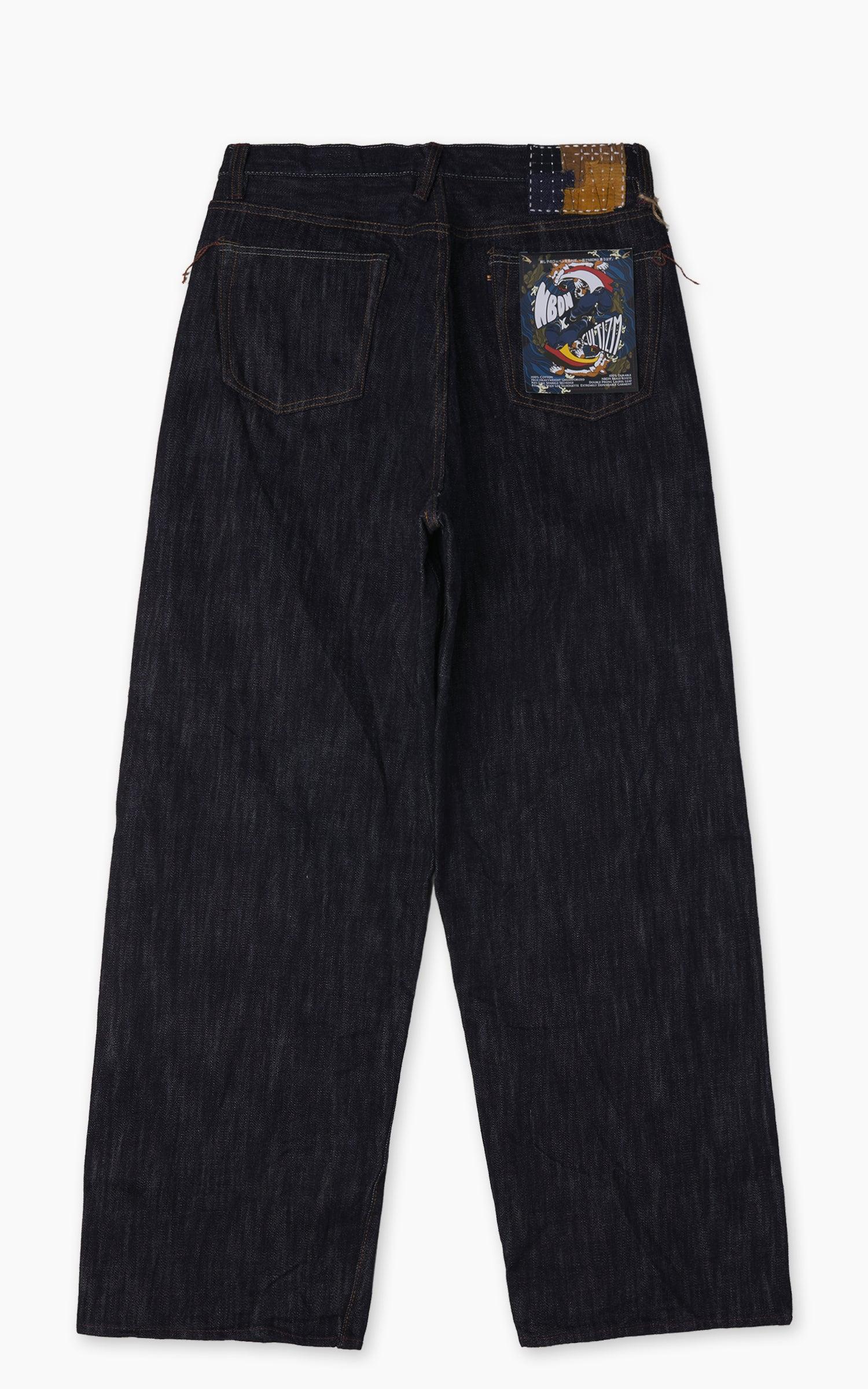x CULTIZM "LOKI Selvedge" Wide Straight Jeans Indigo 19oz