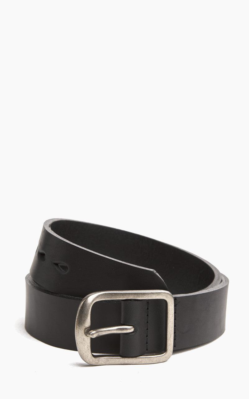 Thick Belt Bovine Leather 7mm Black
