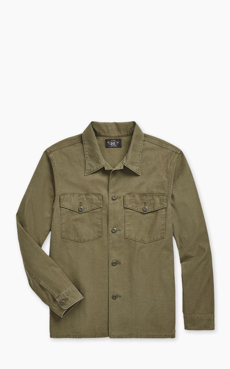 Regiment Reverse Sateen Overshirt Olive