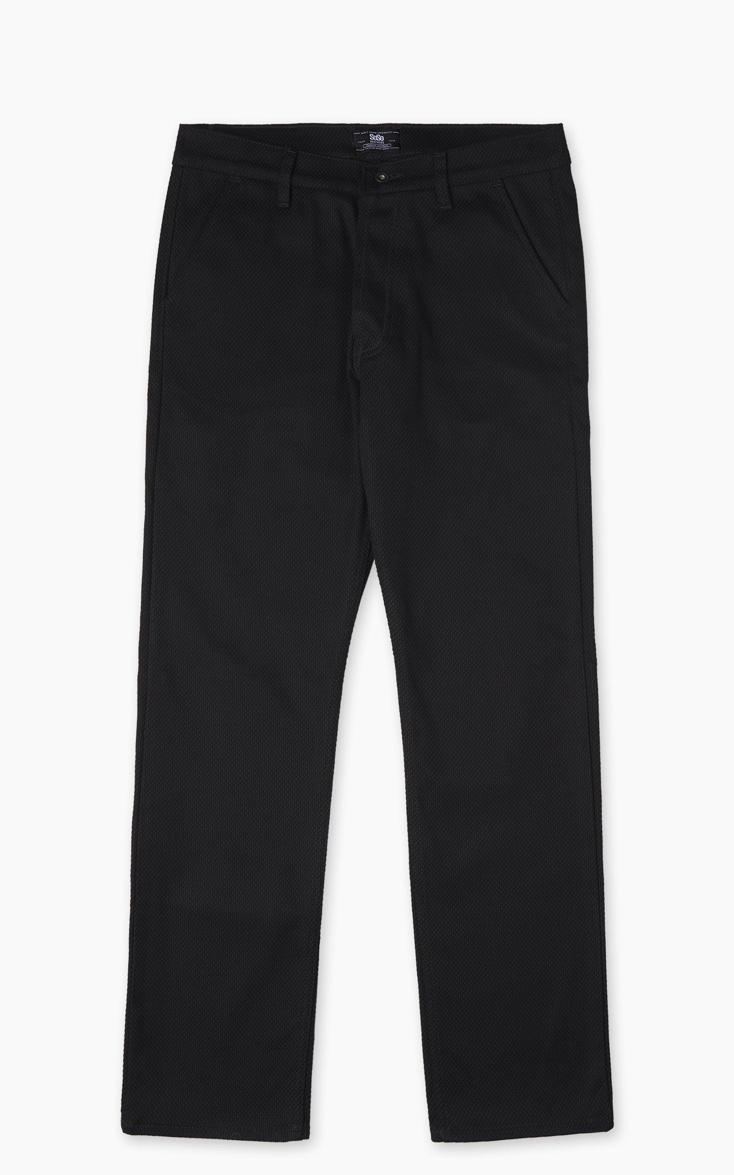 Sashiko Denim Chino Black